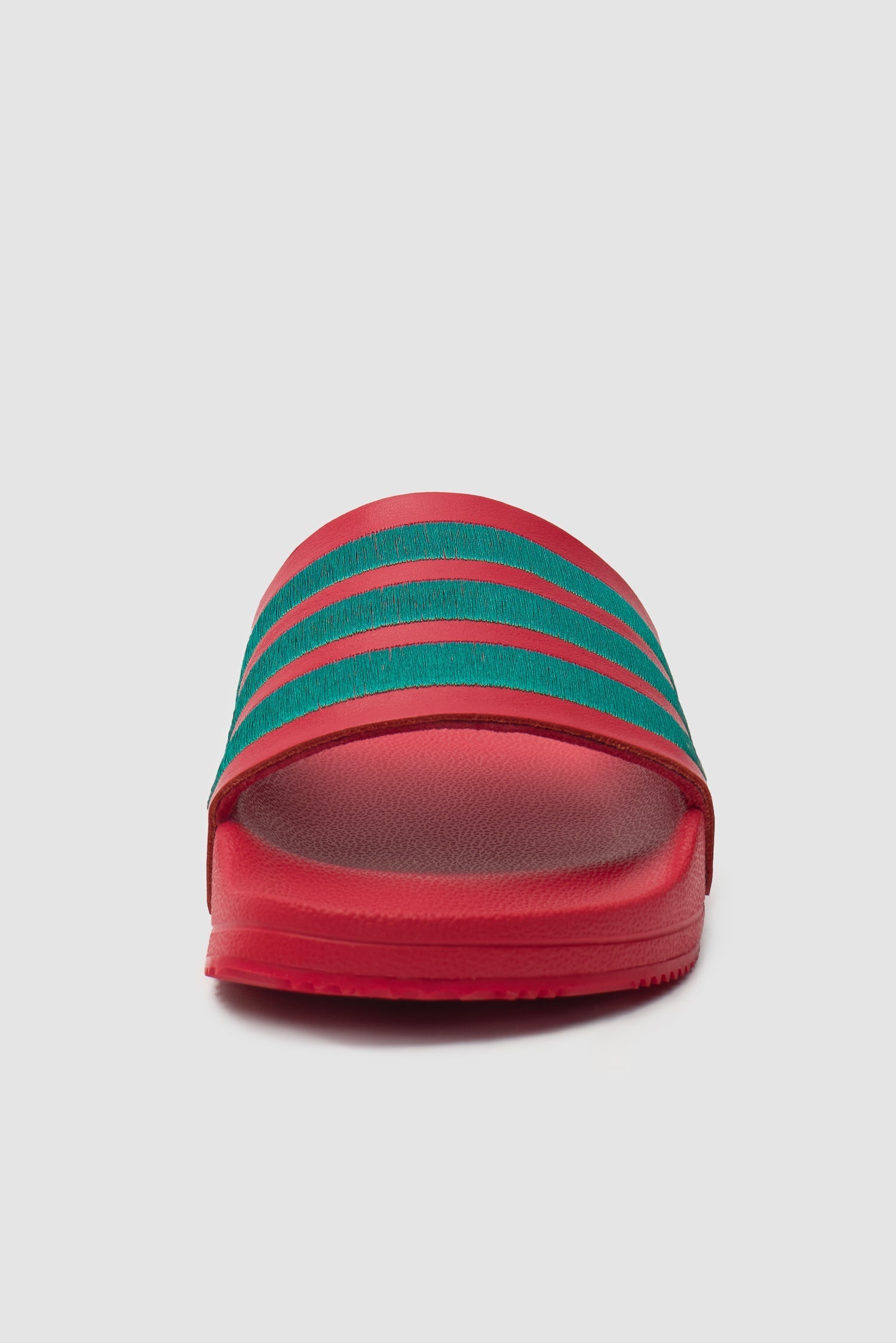 Arte pour adidas Adilette - Better Scarlet/Collegiate Green