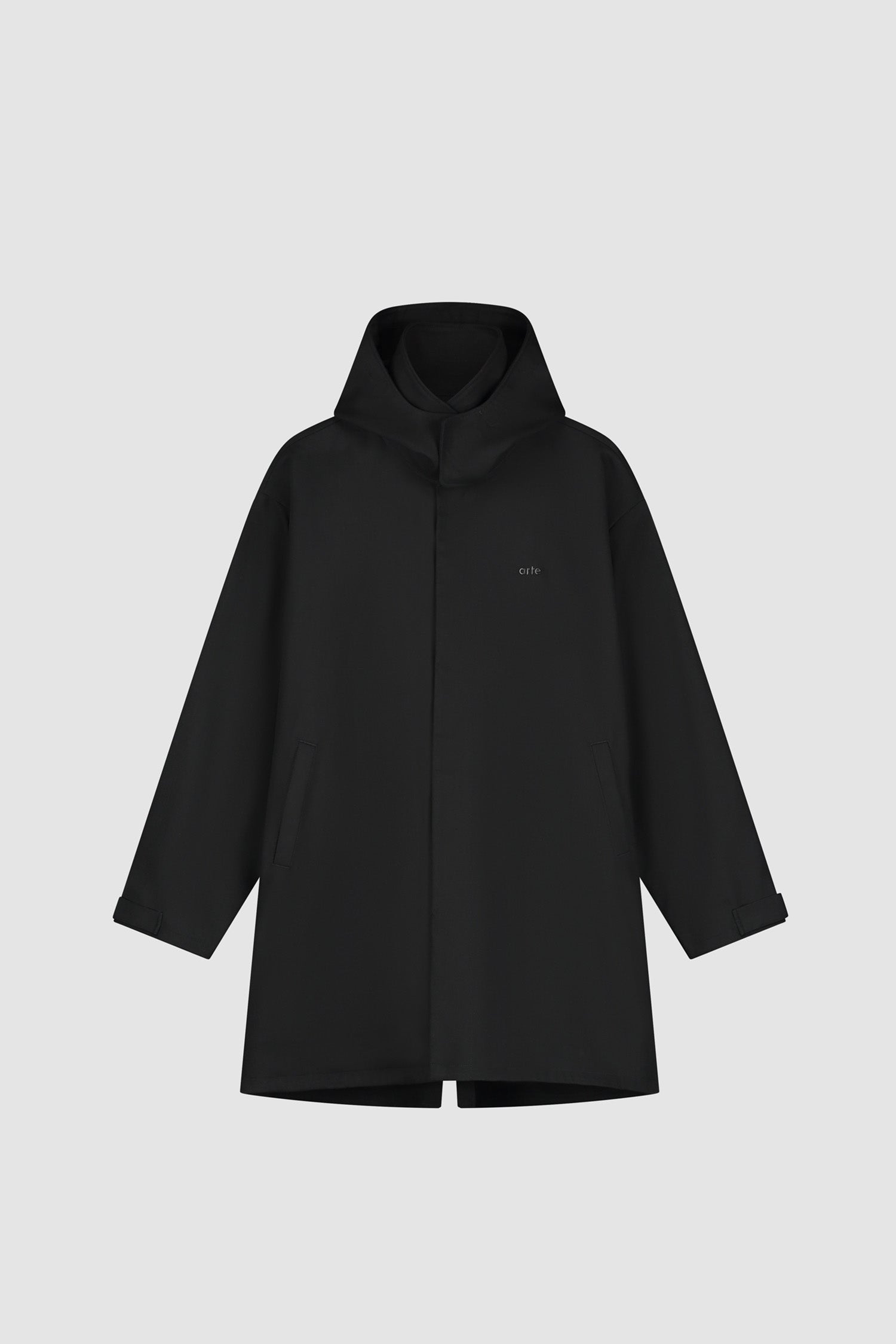 Manteau en lin - Noir