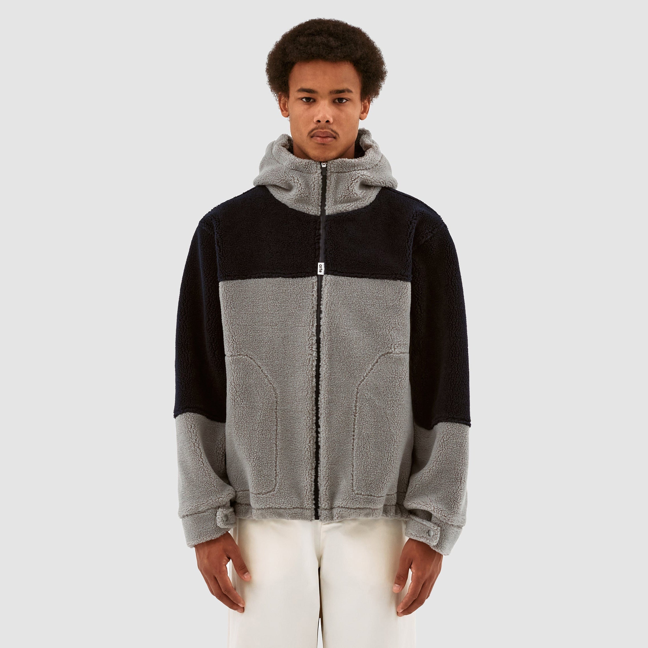 Veste Jake Colorblock - Gris/Marine