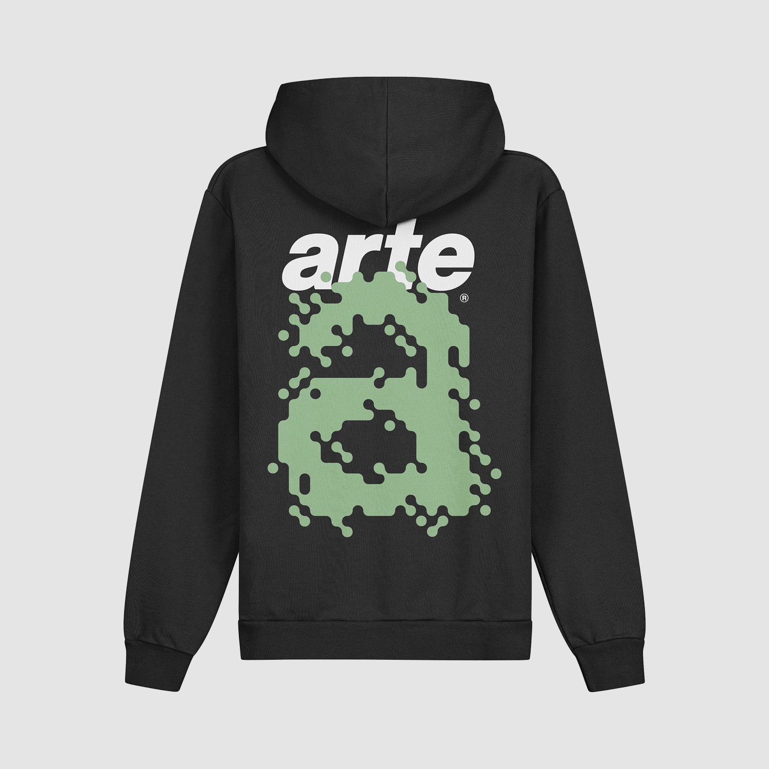Harmon Back A Pixel Hoodie - Noir