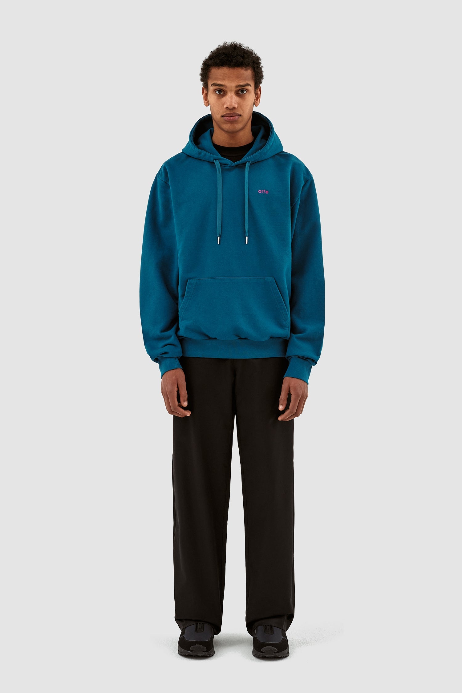 Sweat à capuche Harmon Back A Pixel - Blue Lagoon