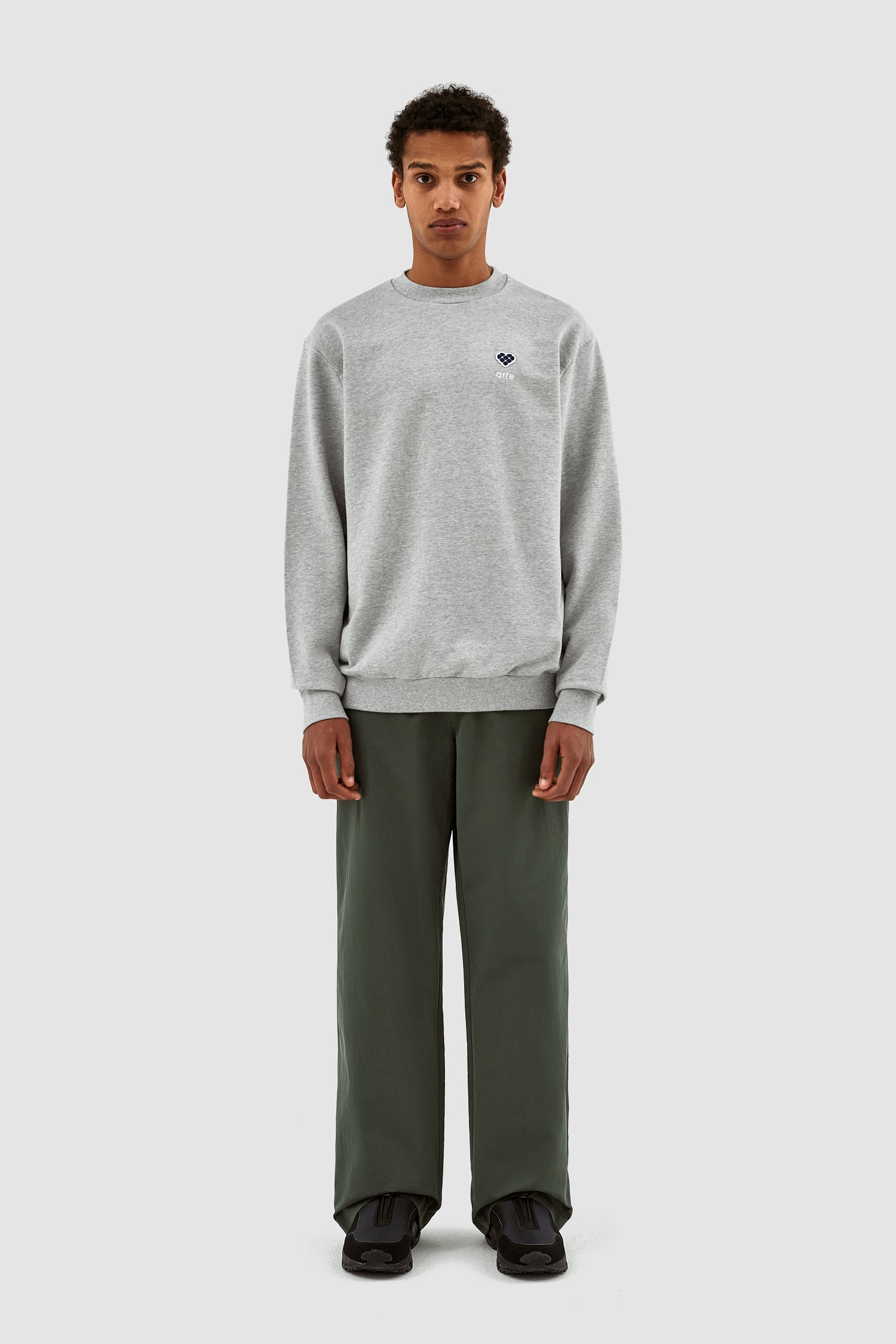 Pull Cohen Heart Patch - Gris