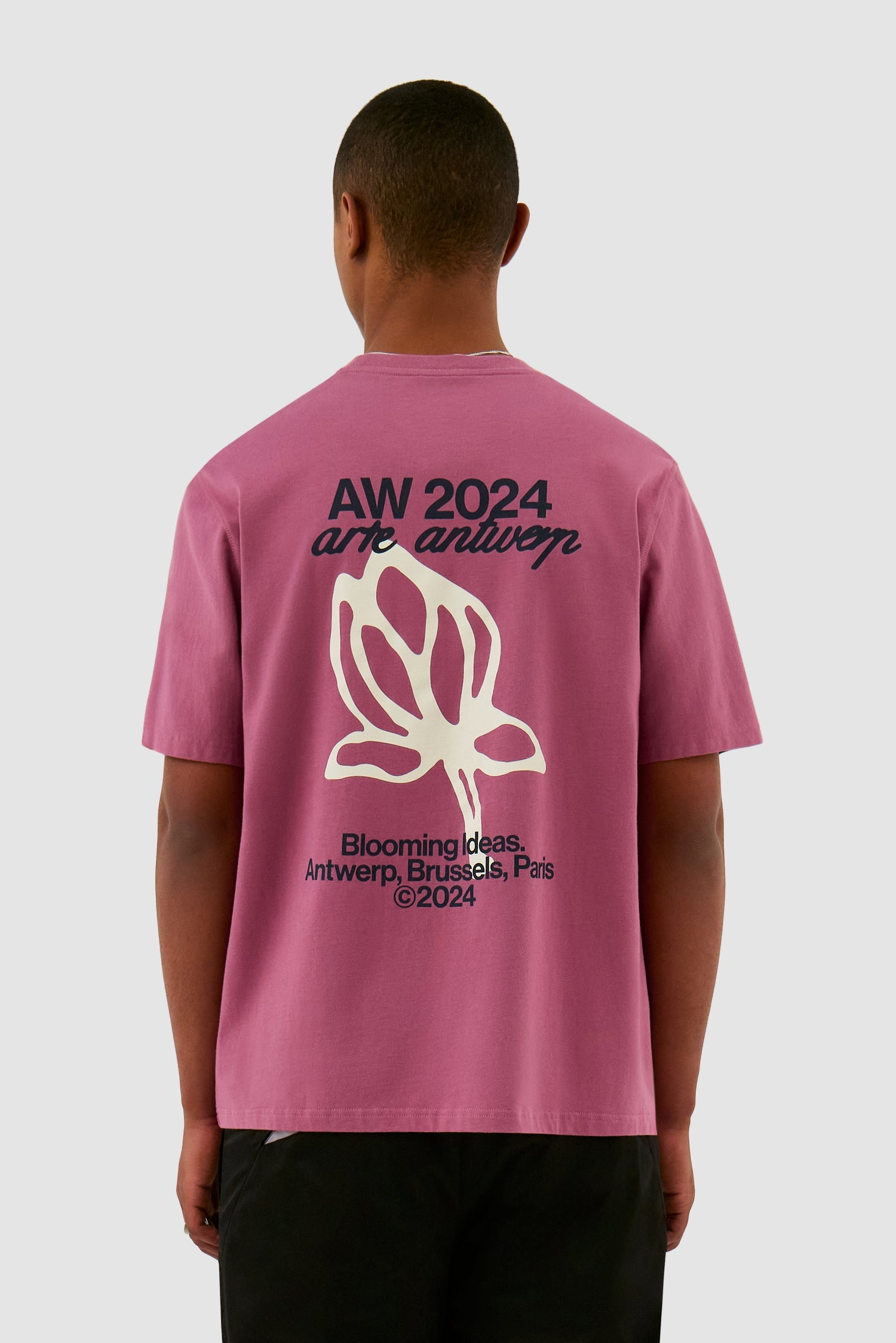T-shirt tulipe - Rose