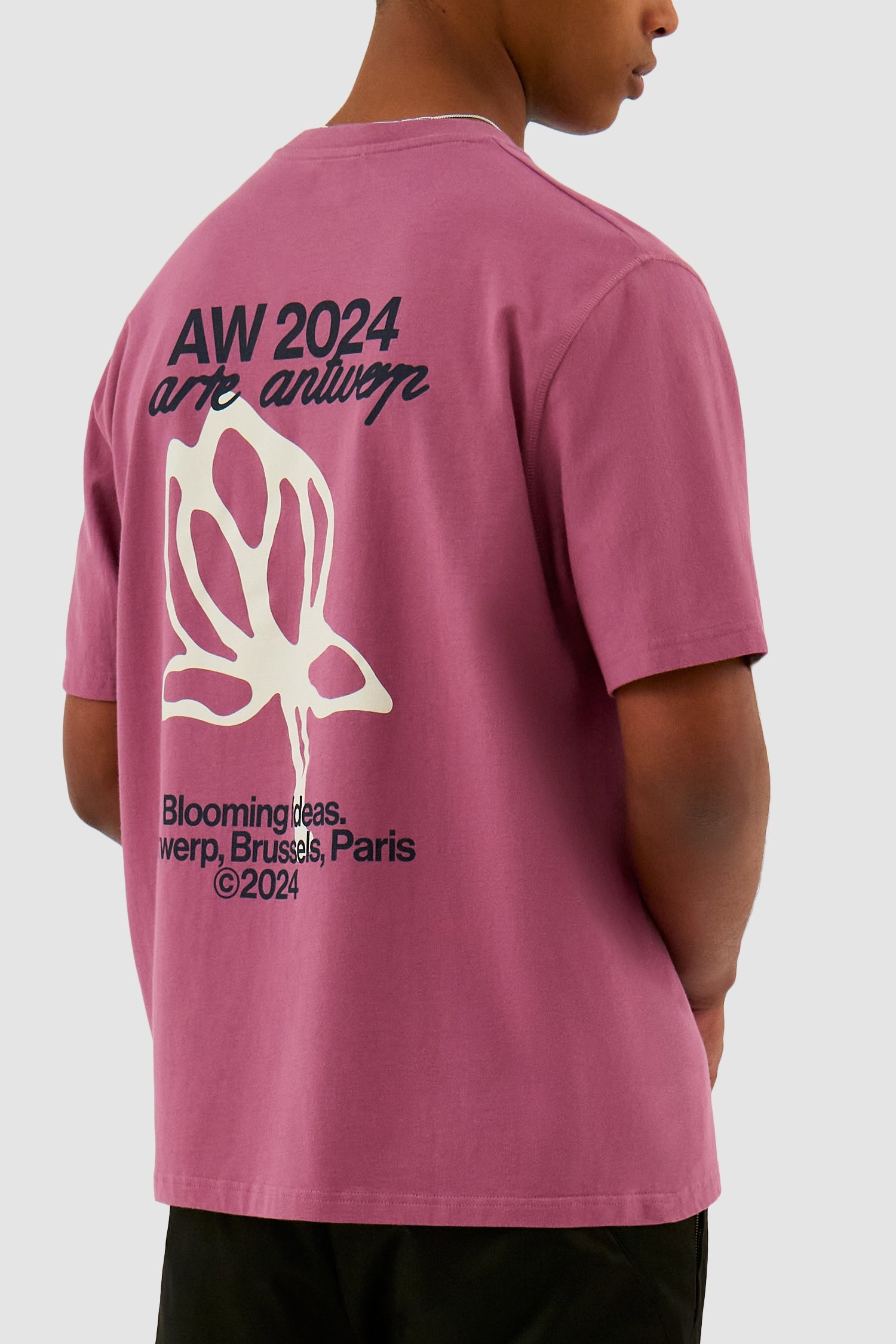 T-shirt tulipe - Rose