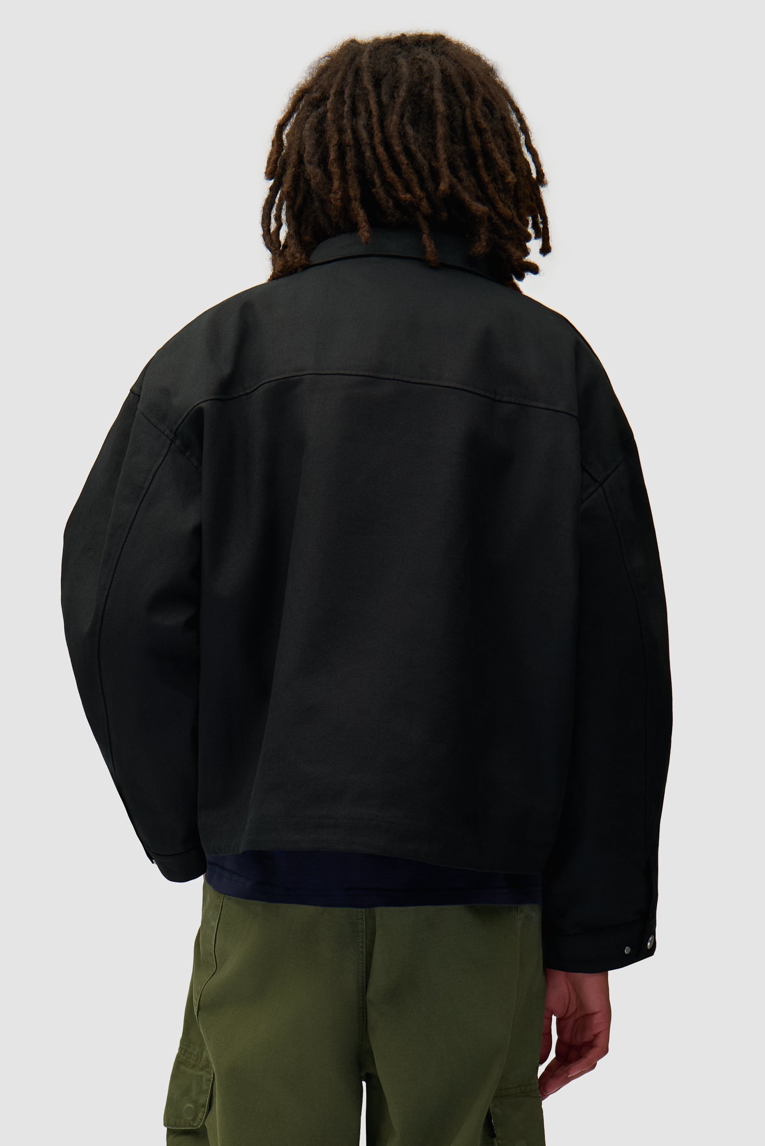Veste à poches inclinées - Noir (défaut)