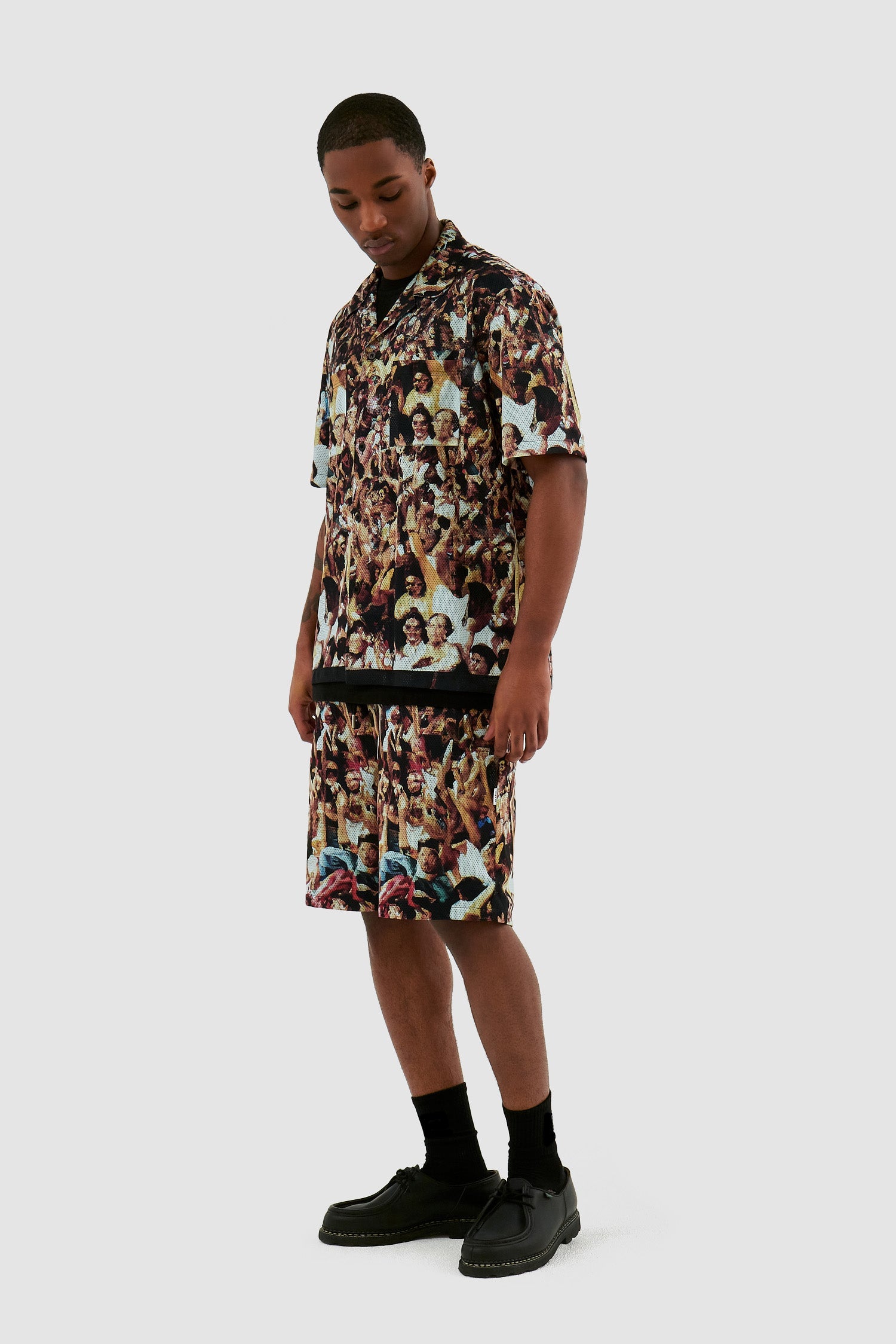 Short en maille Scottie - Imprimé Allover