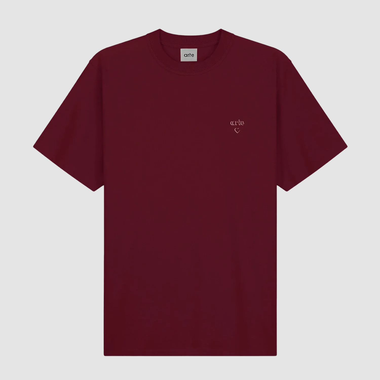 Arte Heart T-shirt - Bordeaux