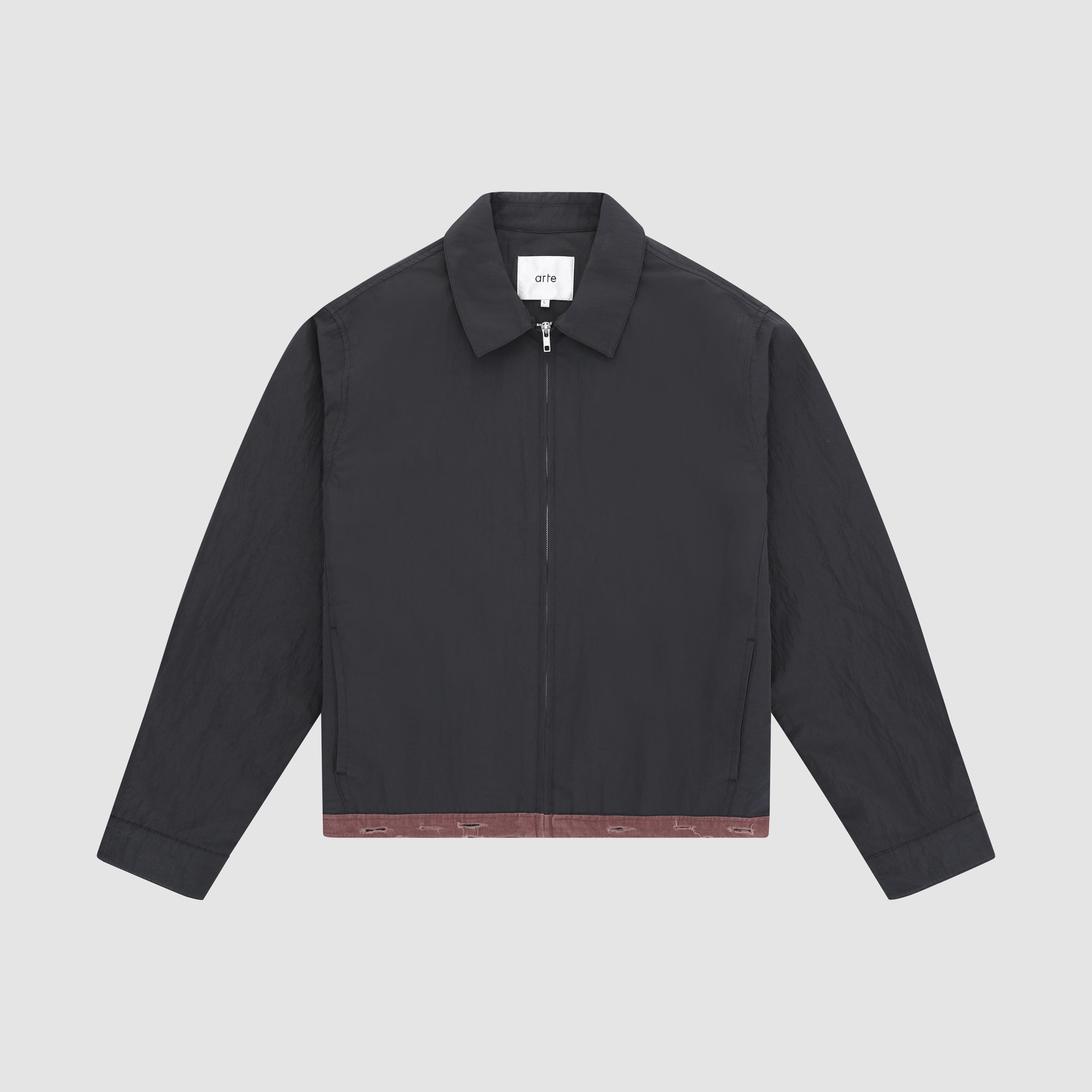 Veste classique en ruban de lin - Noir