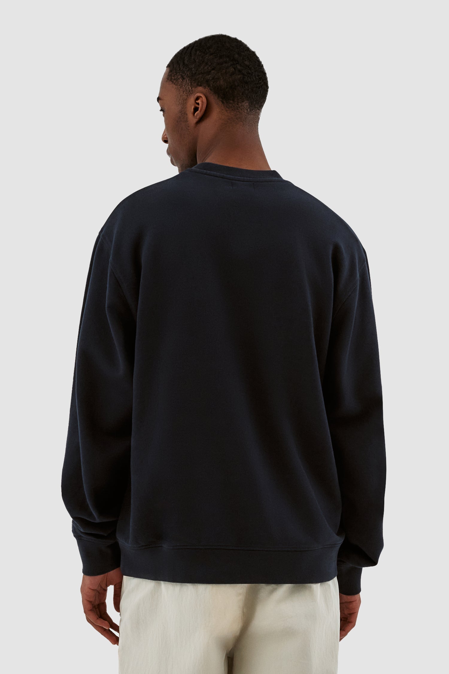 Carlos Small Heart Crewneck - Marine