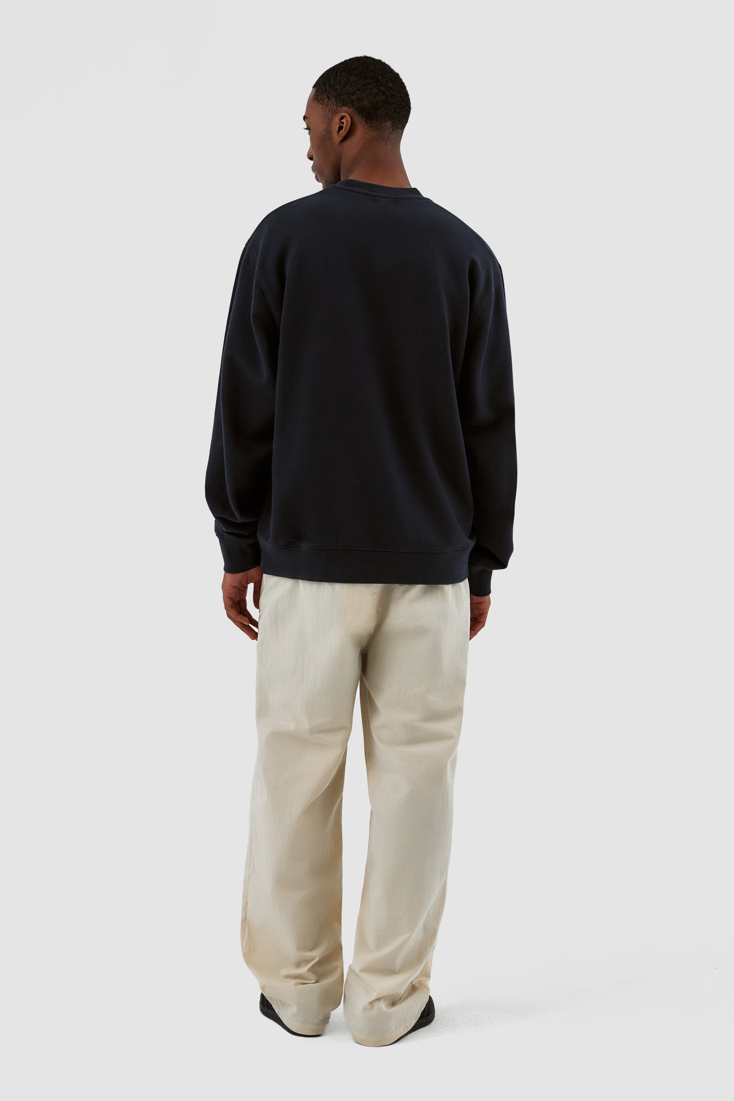 Carlos Small Heart Crewneck - Marine