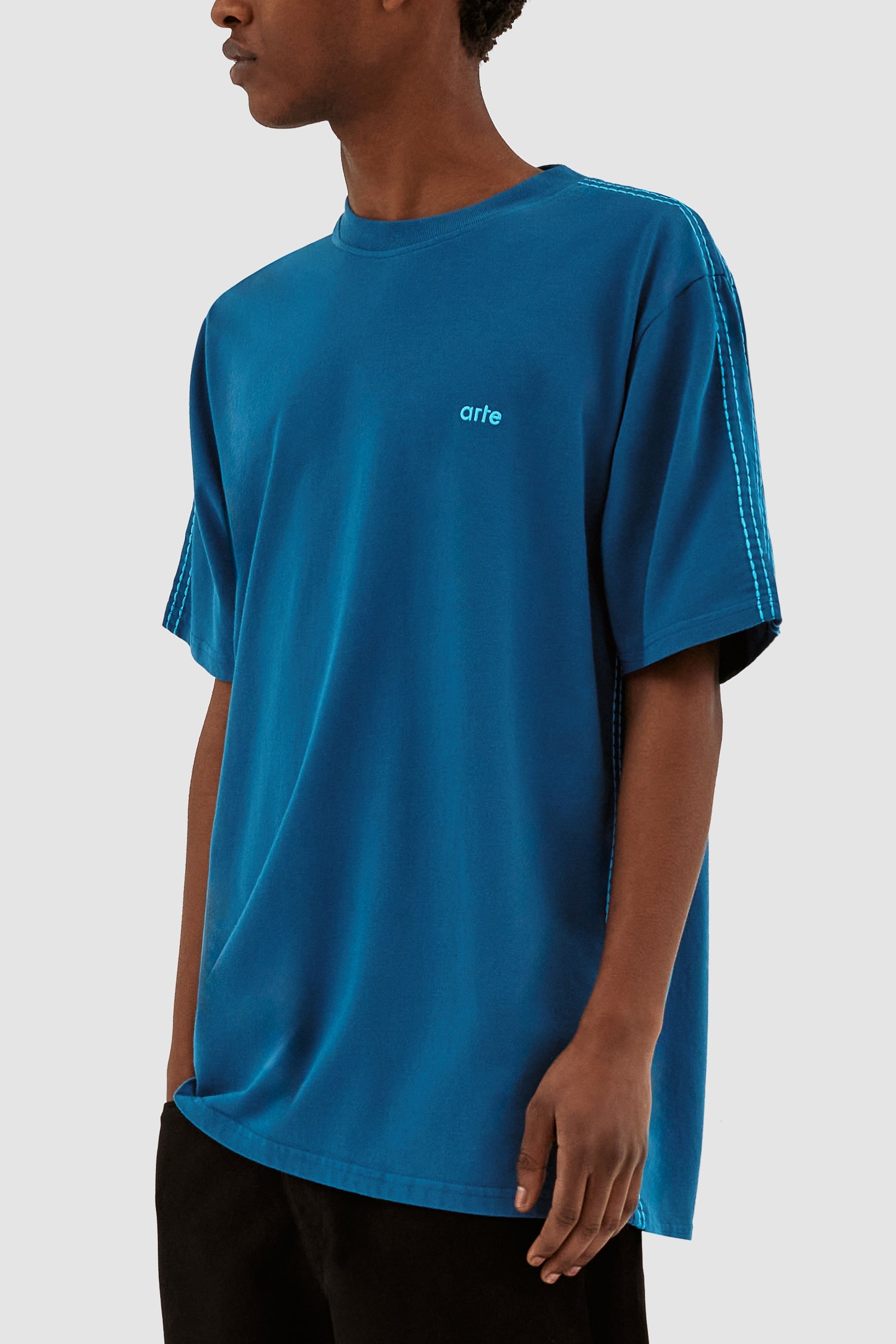 Chemise à manches détaillées Trevor - Bleu