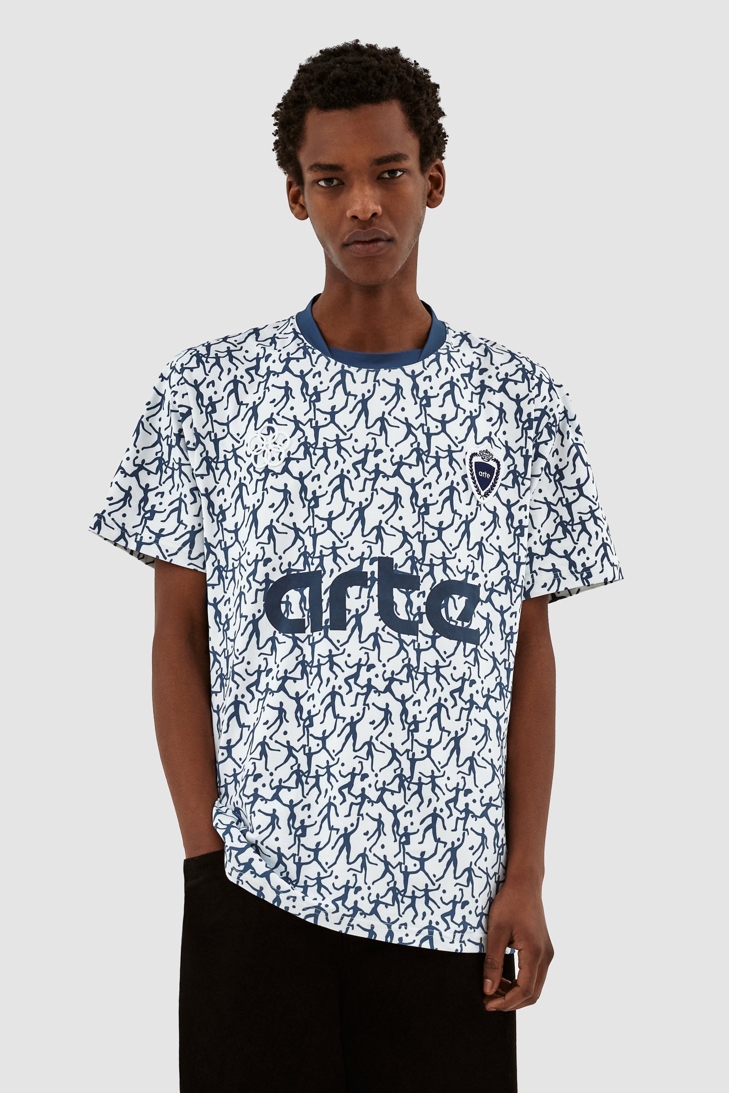 Chemise Silvester - Blanc/Marine