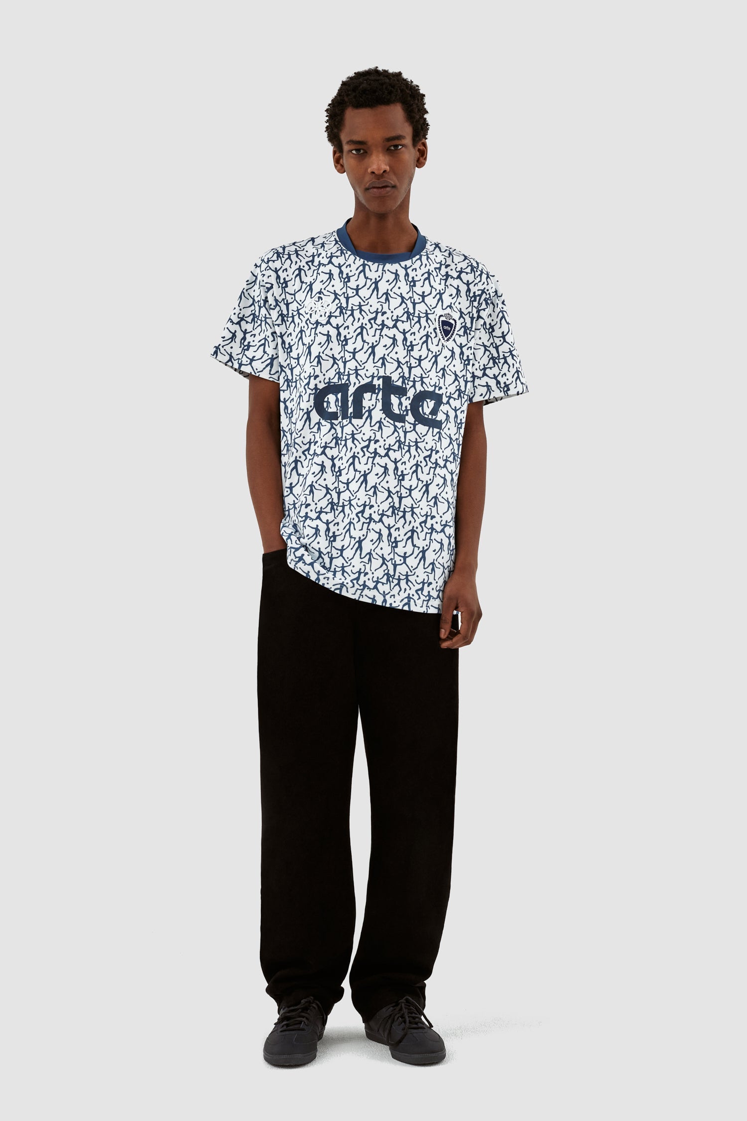 Chemise Silvester - Blanc/Marine