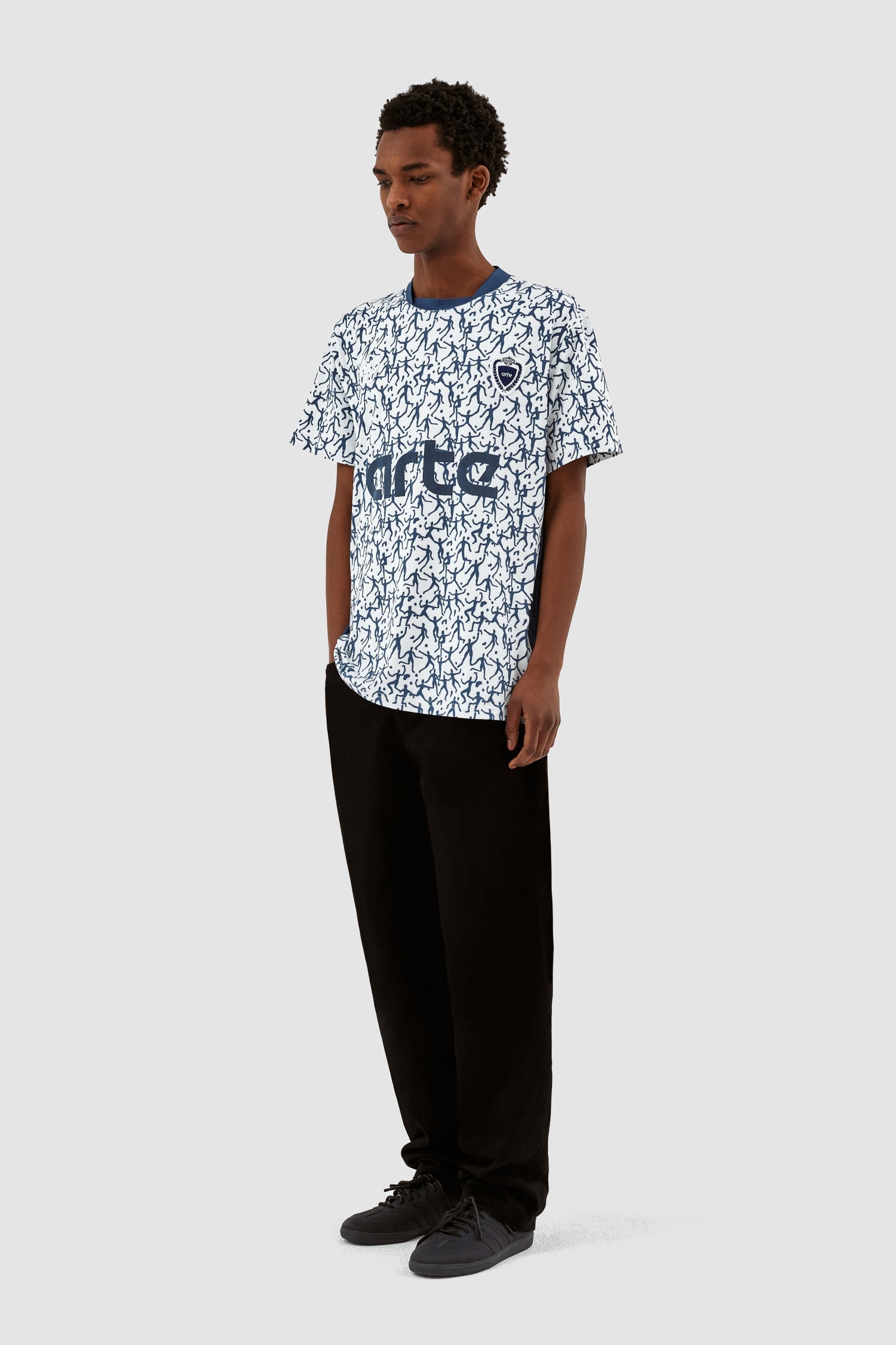 Chemise Silvester - Blanc/Marine