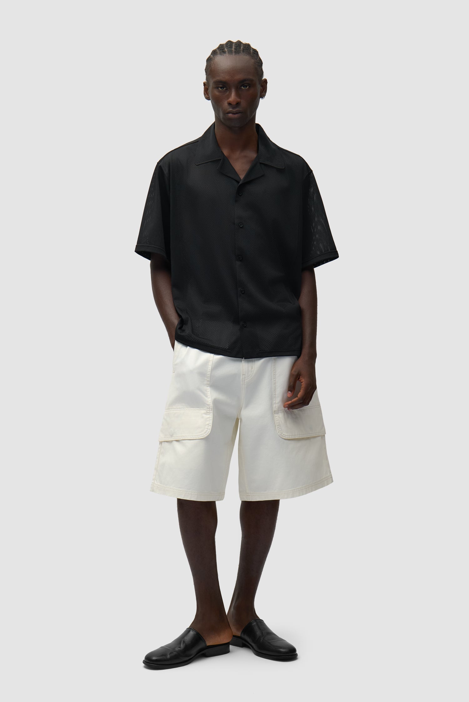 Chemise en maille - Noir