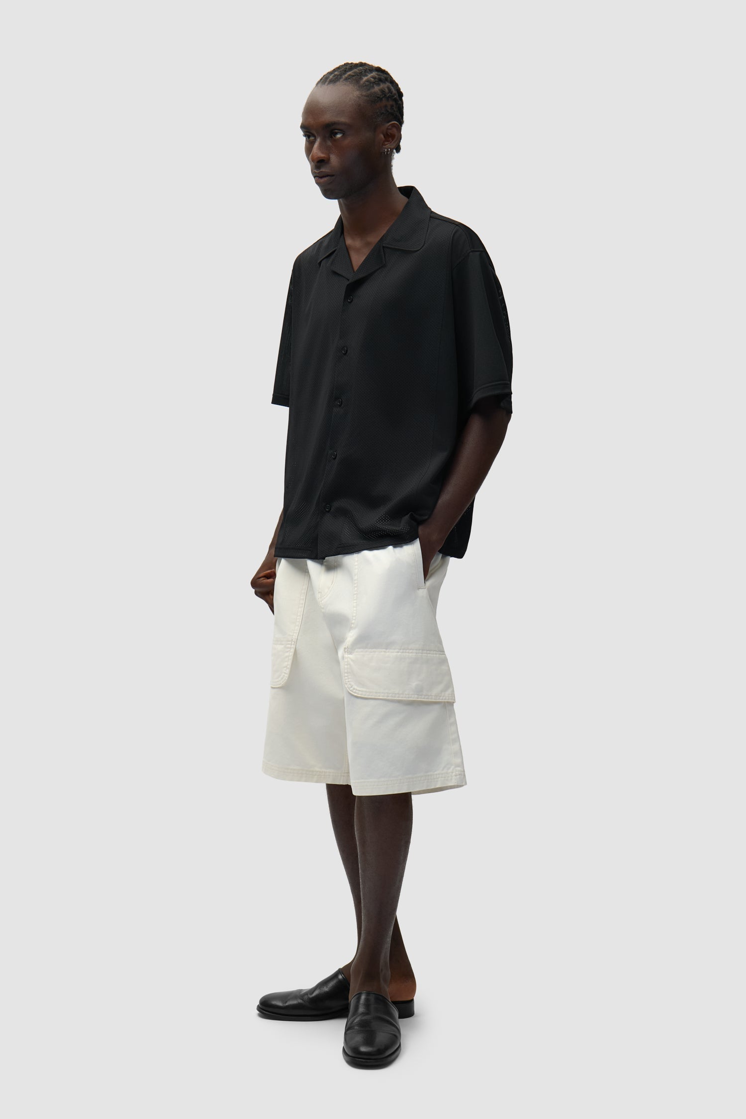 Chemise en maille - Noir