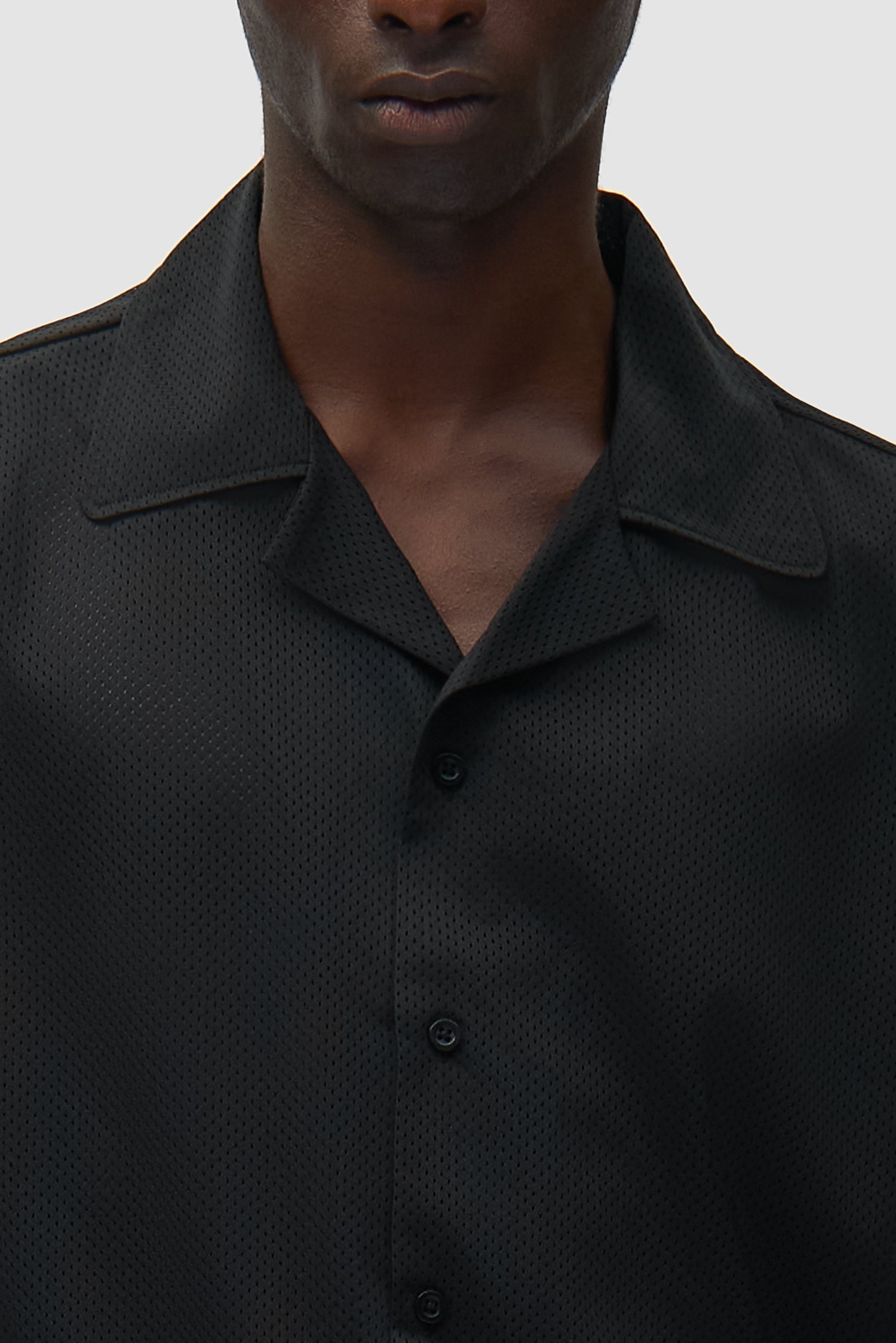 Chemise en maille - Noir