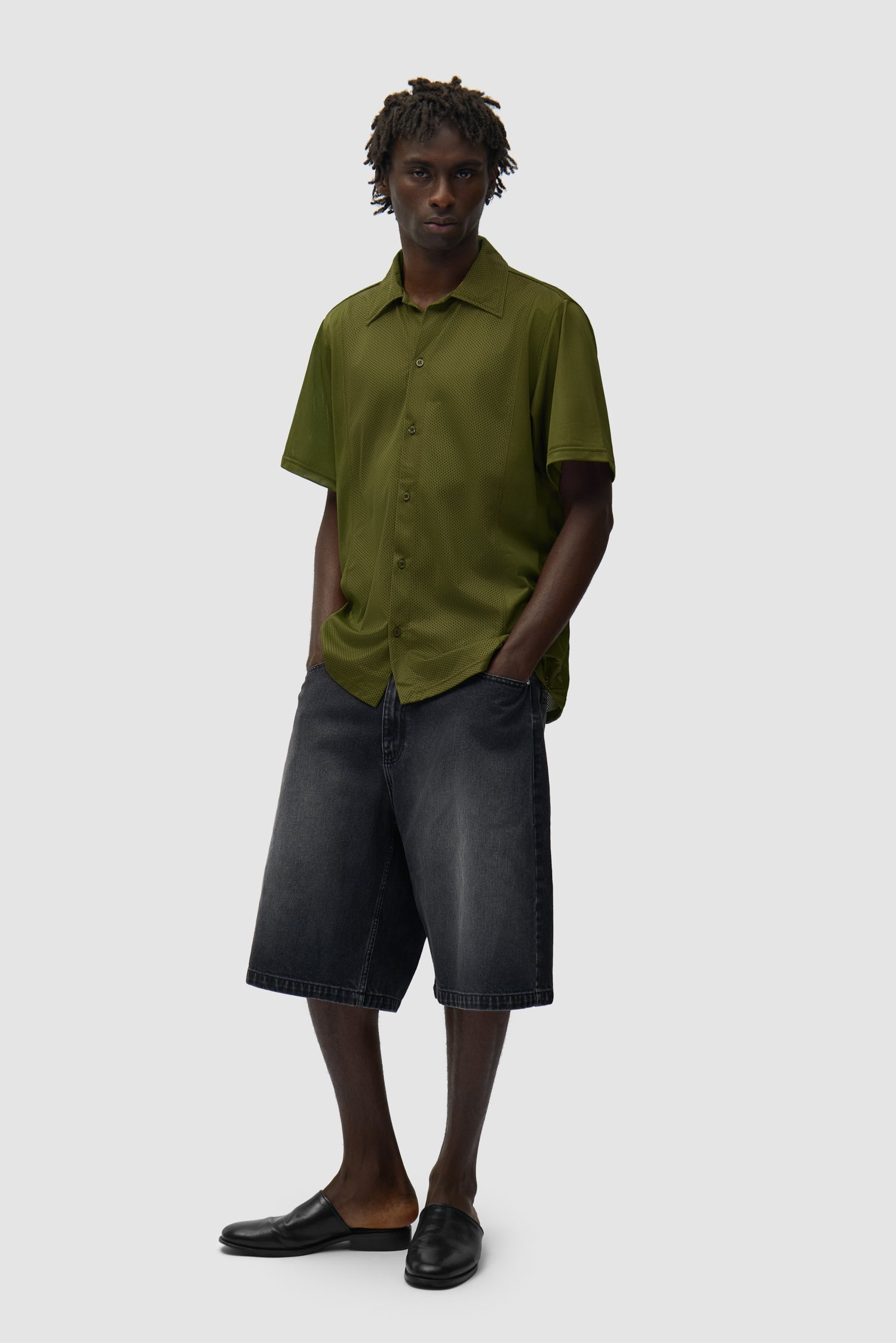 Chemise en maille - Vert