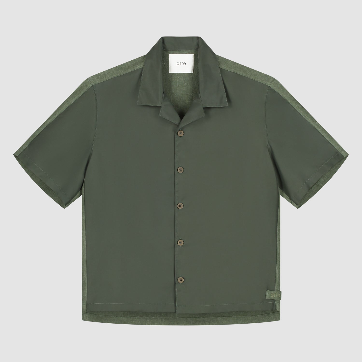 Chemise en lin et nylon - Vert