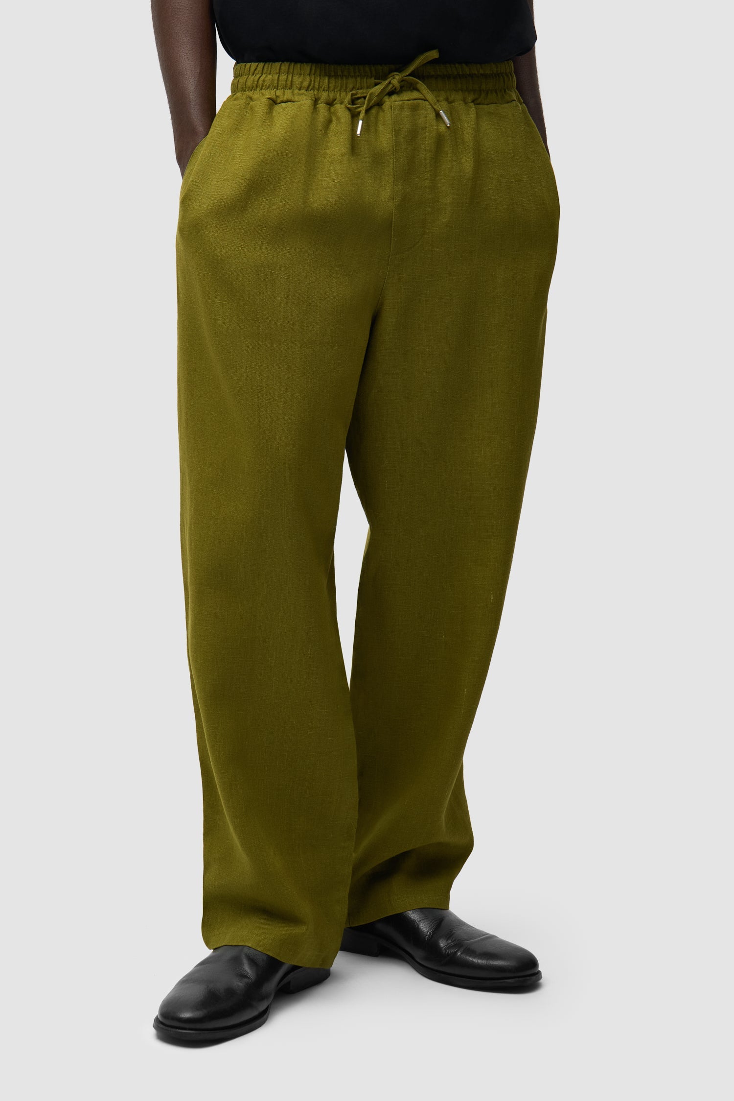 Pantalon en lin - Vert