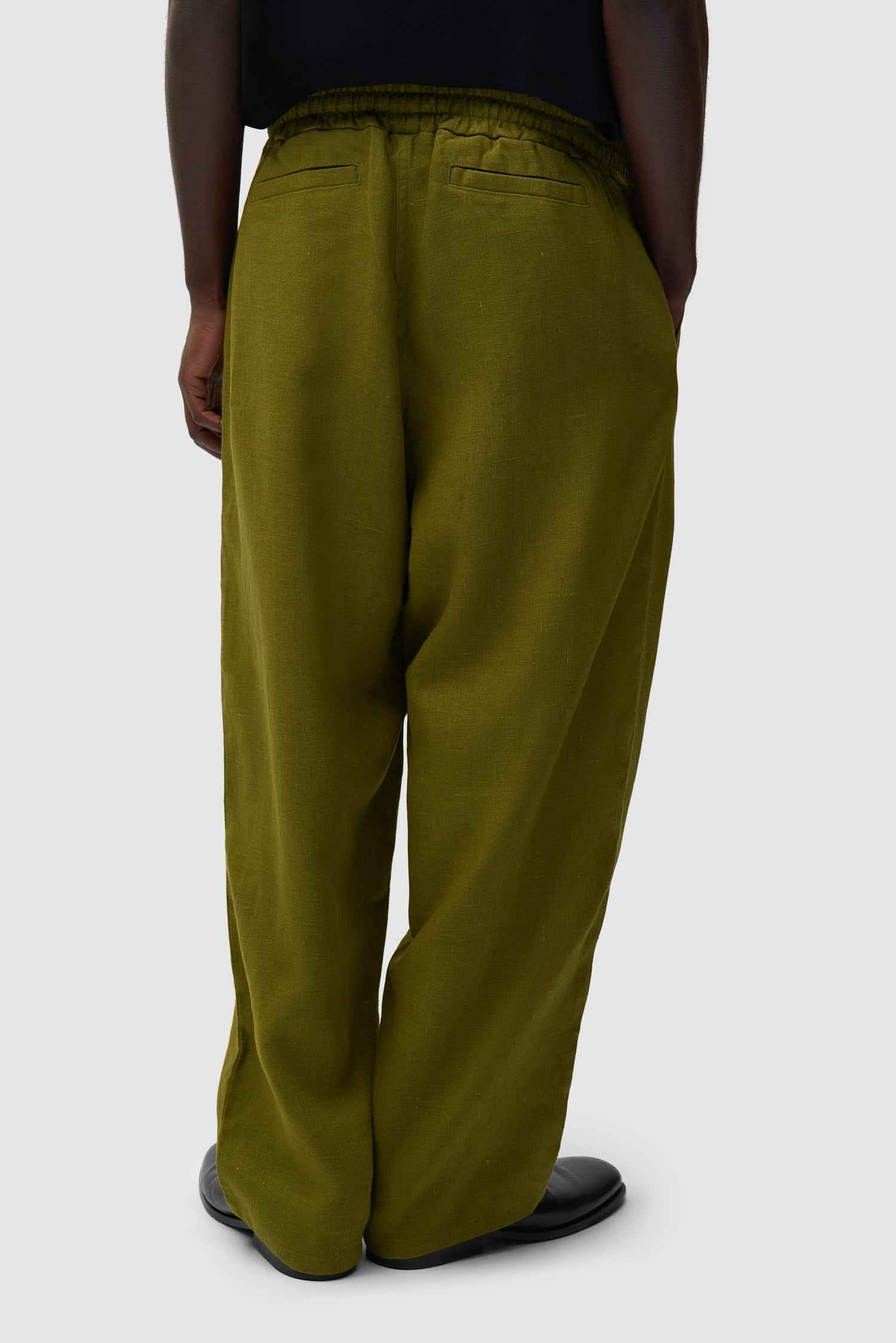 Pantalon en lin - Vert