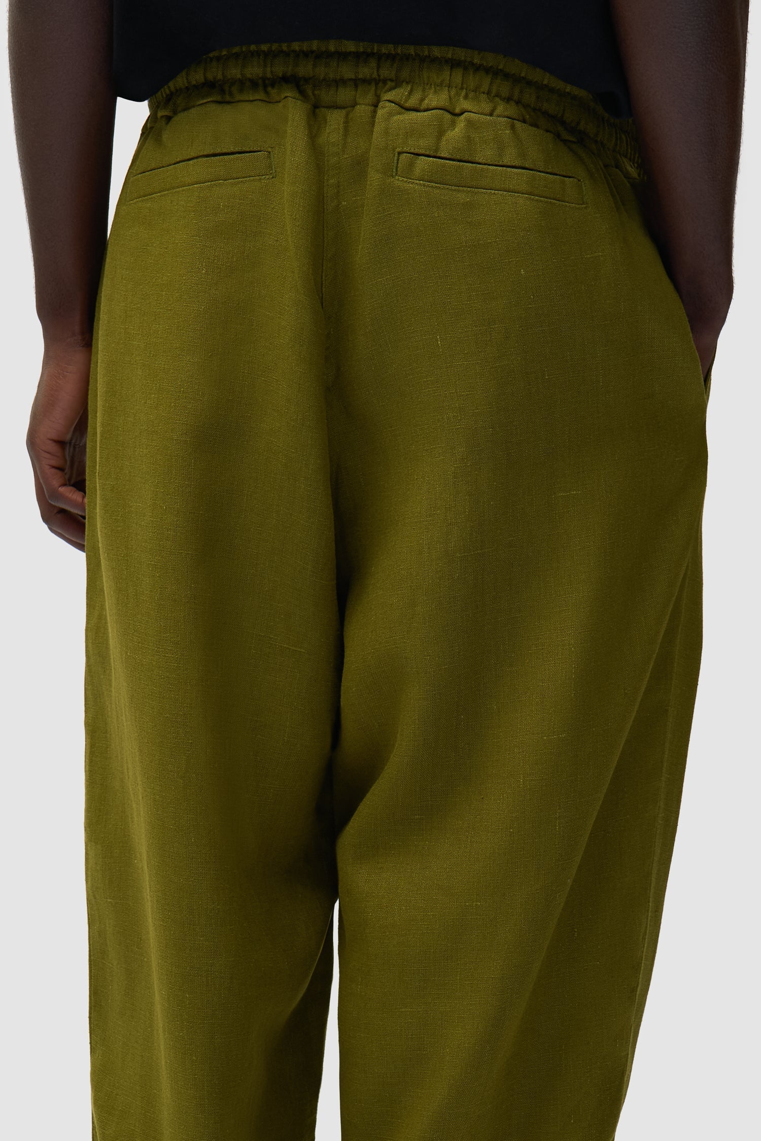 Pantalon en lin - Vert