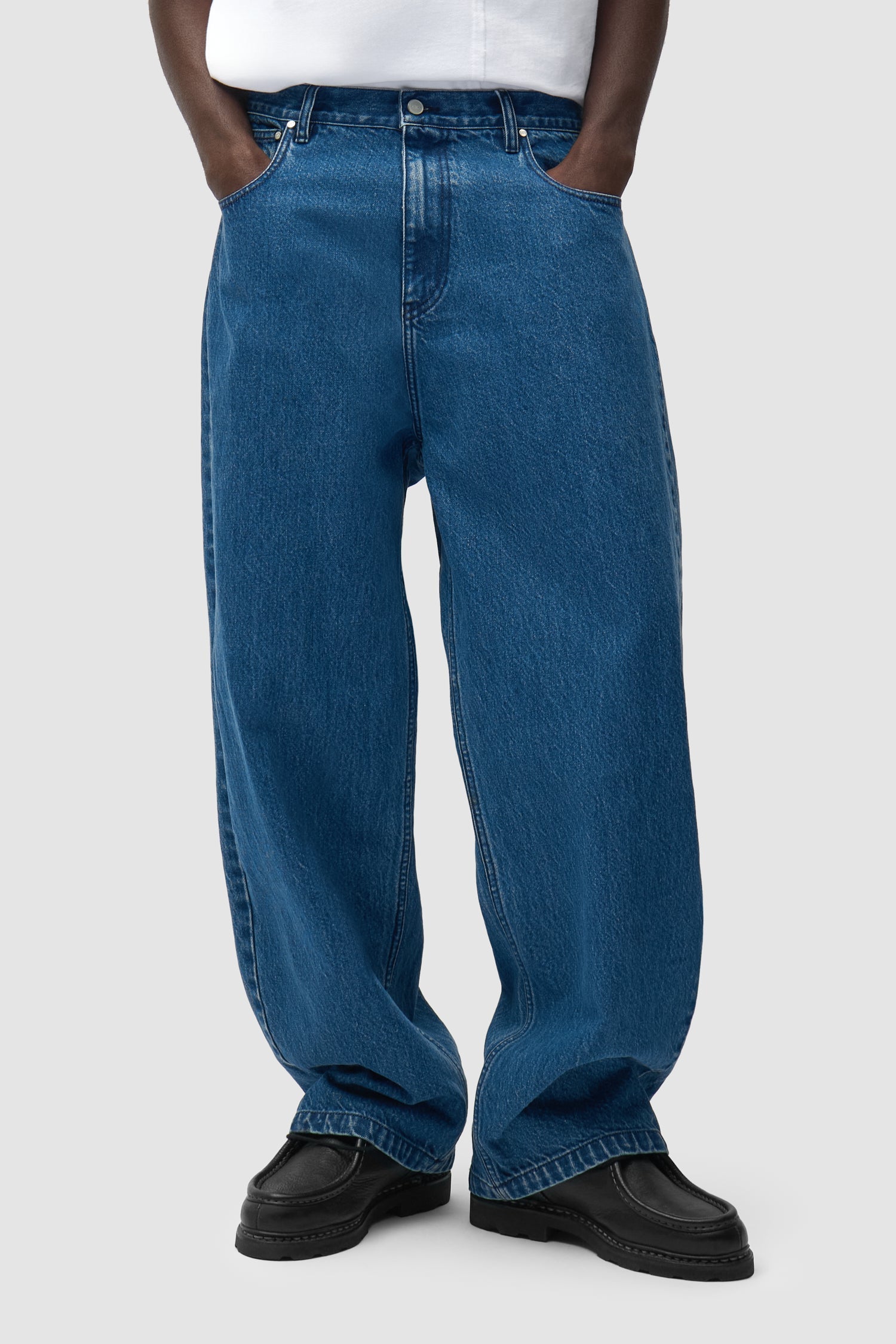 Pantalon baggy - Denim brut