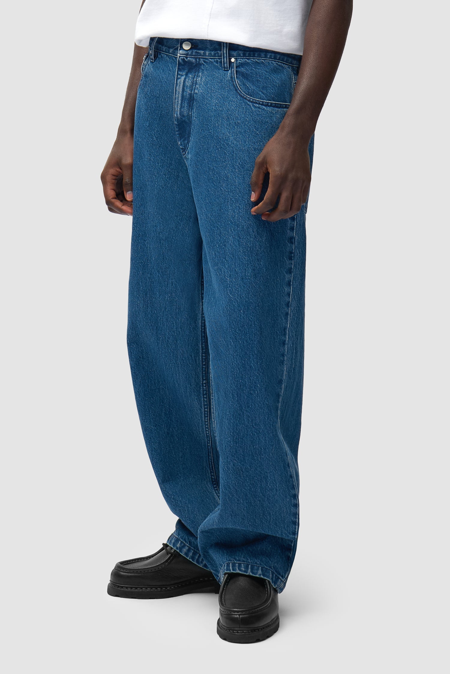 Pantalon baggy - Denim brut