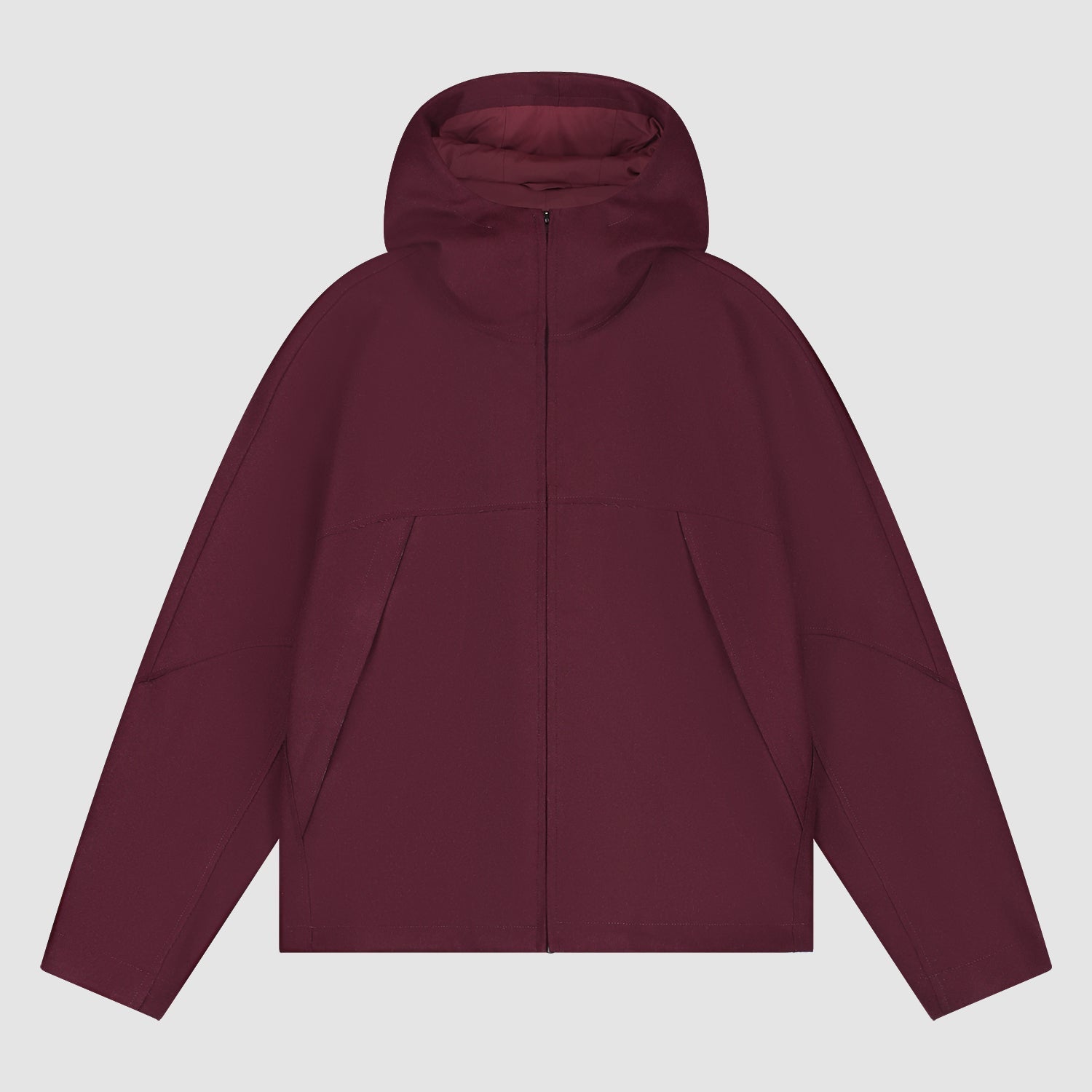 Veste technique en laine - Bordeaux