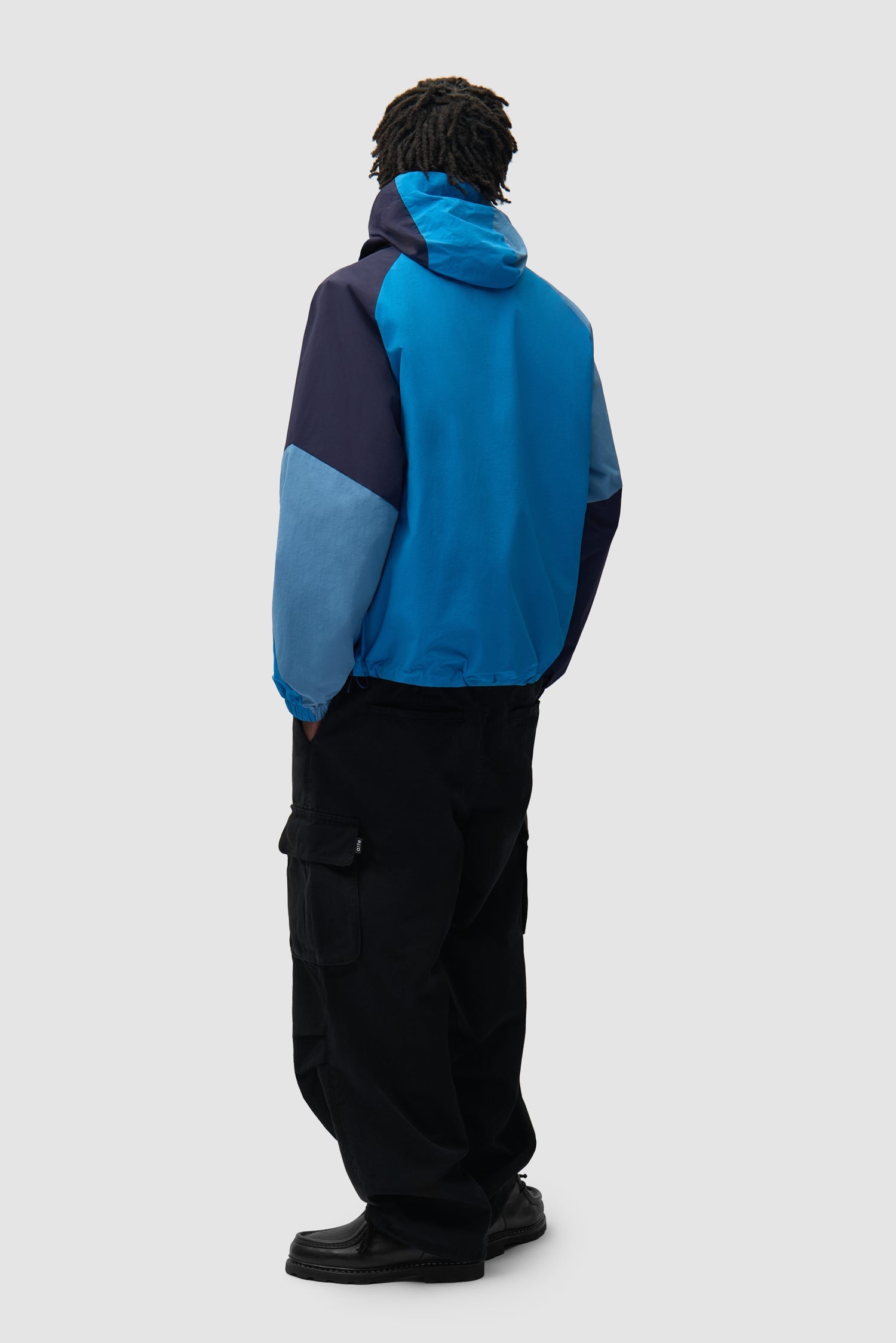 Veste technique multicolore - Bleue