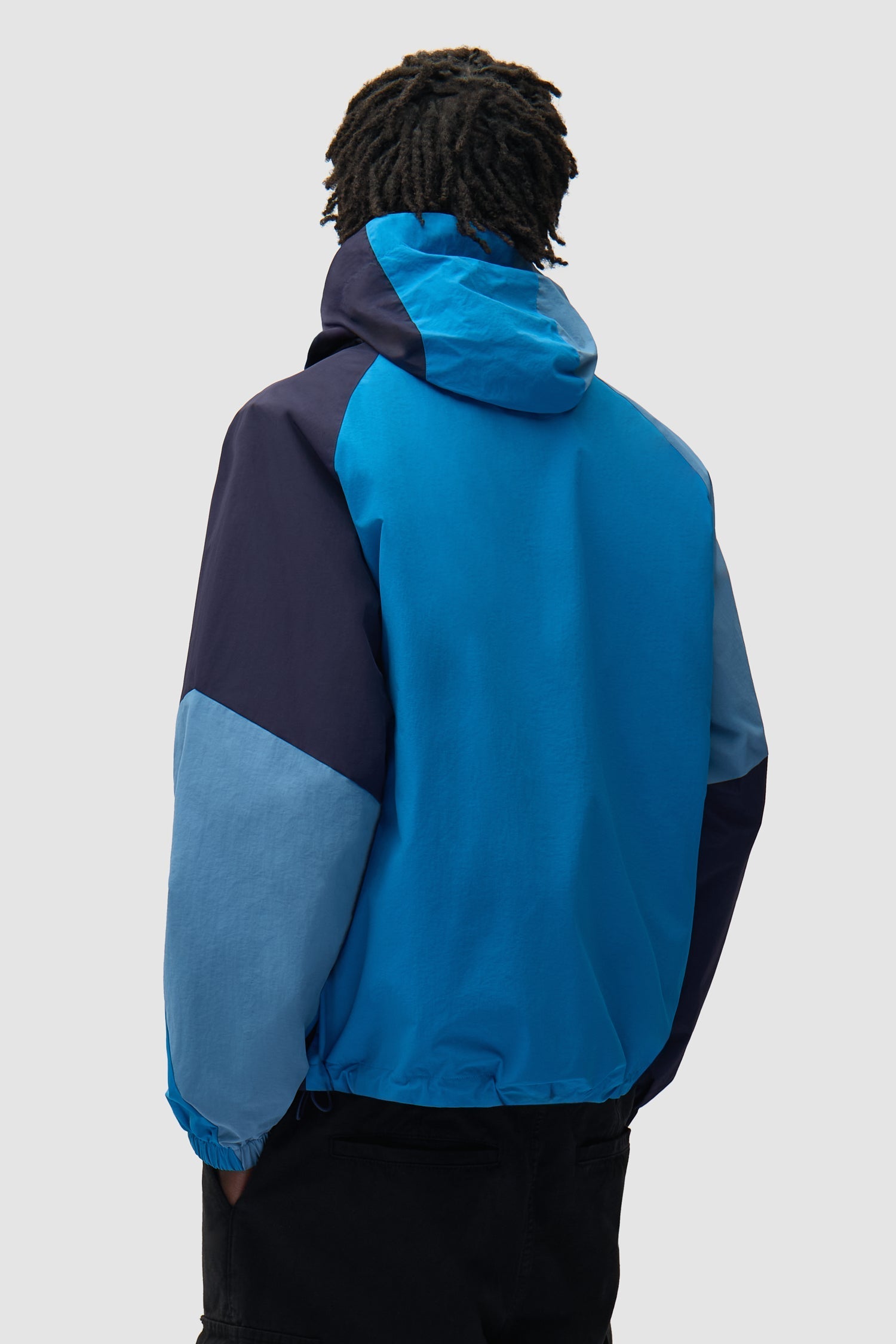 Veste technique multicolore - Bleue