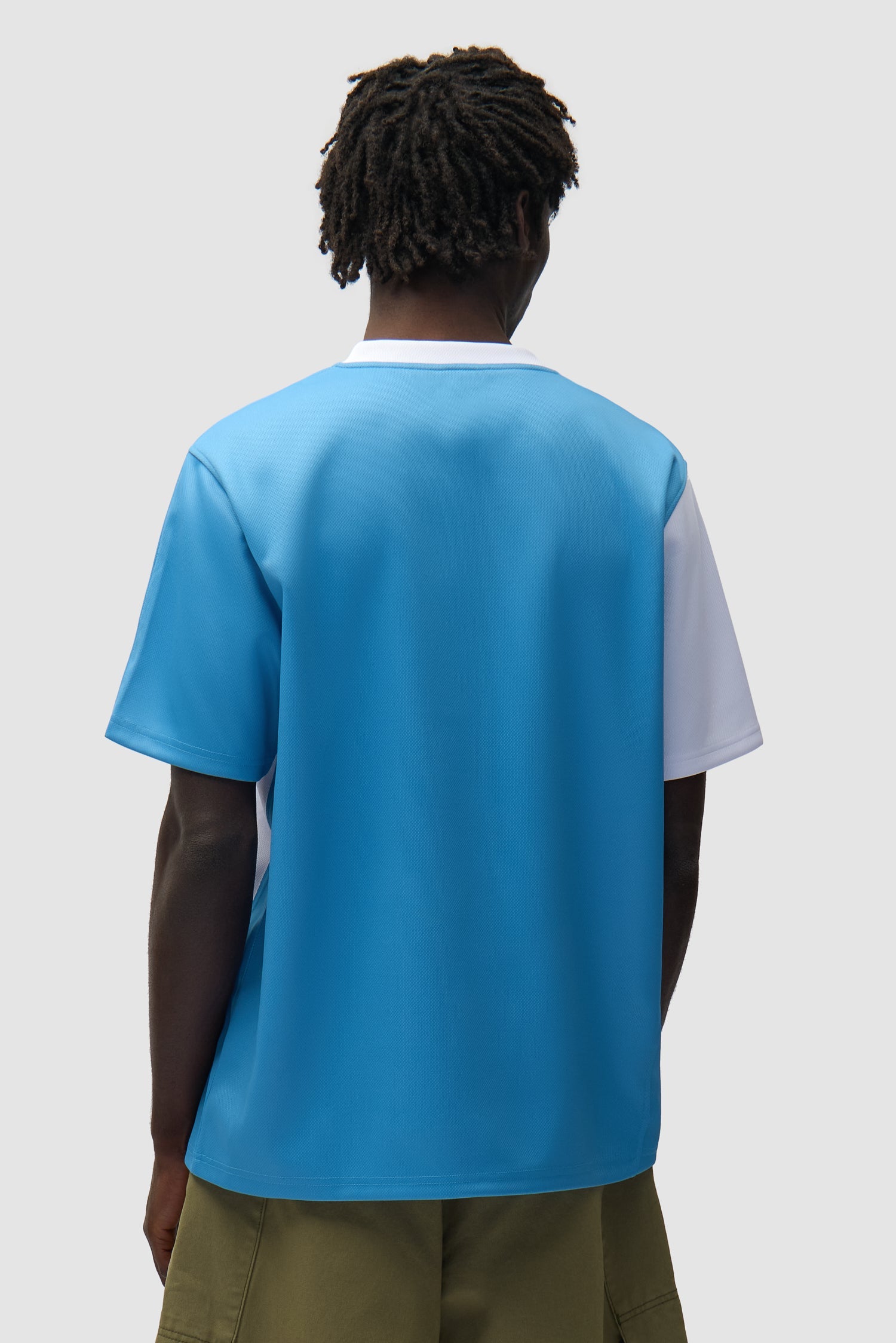 T-shirt de football - Bleu/Blanc