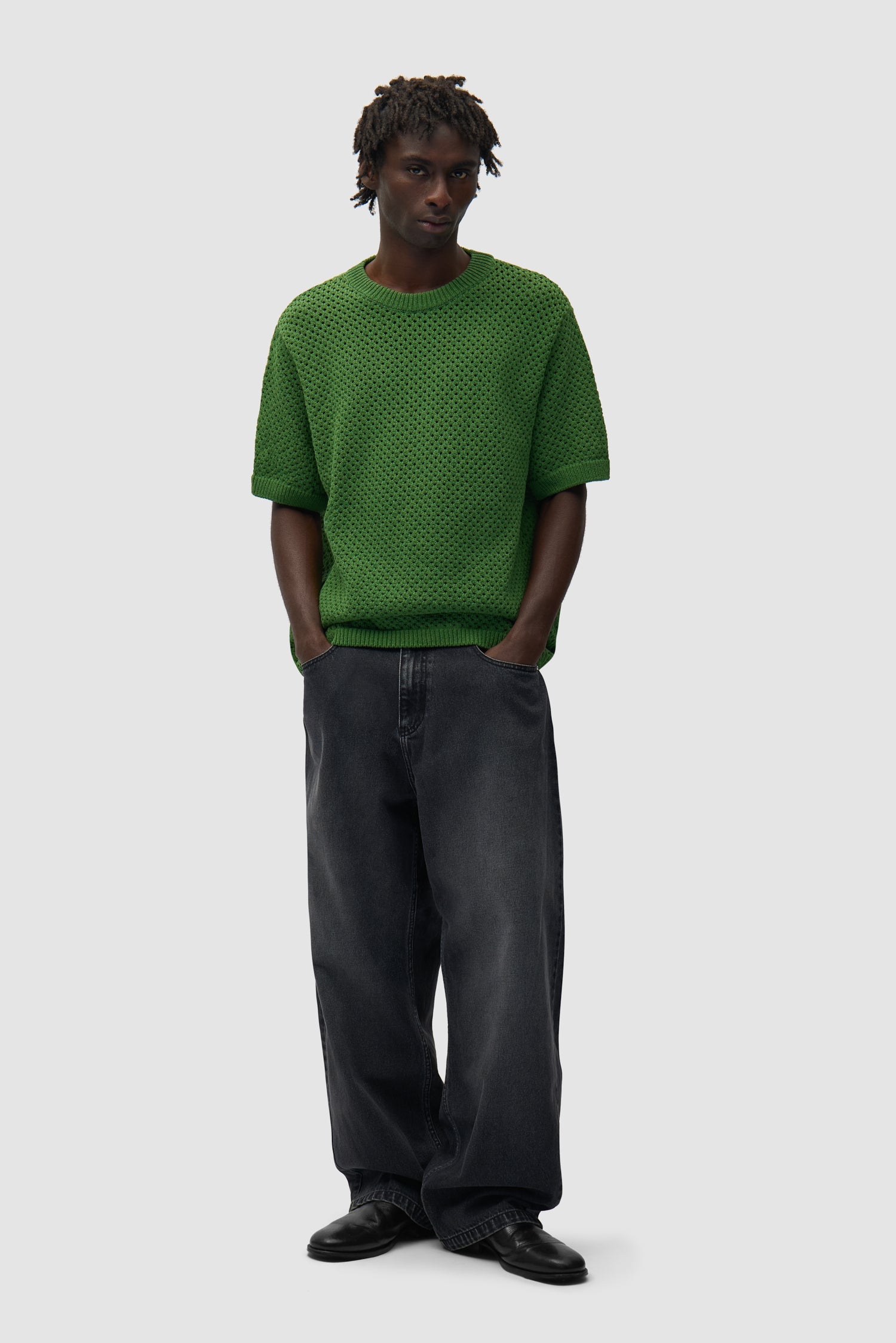T-shirt au crochet - Vert