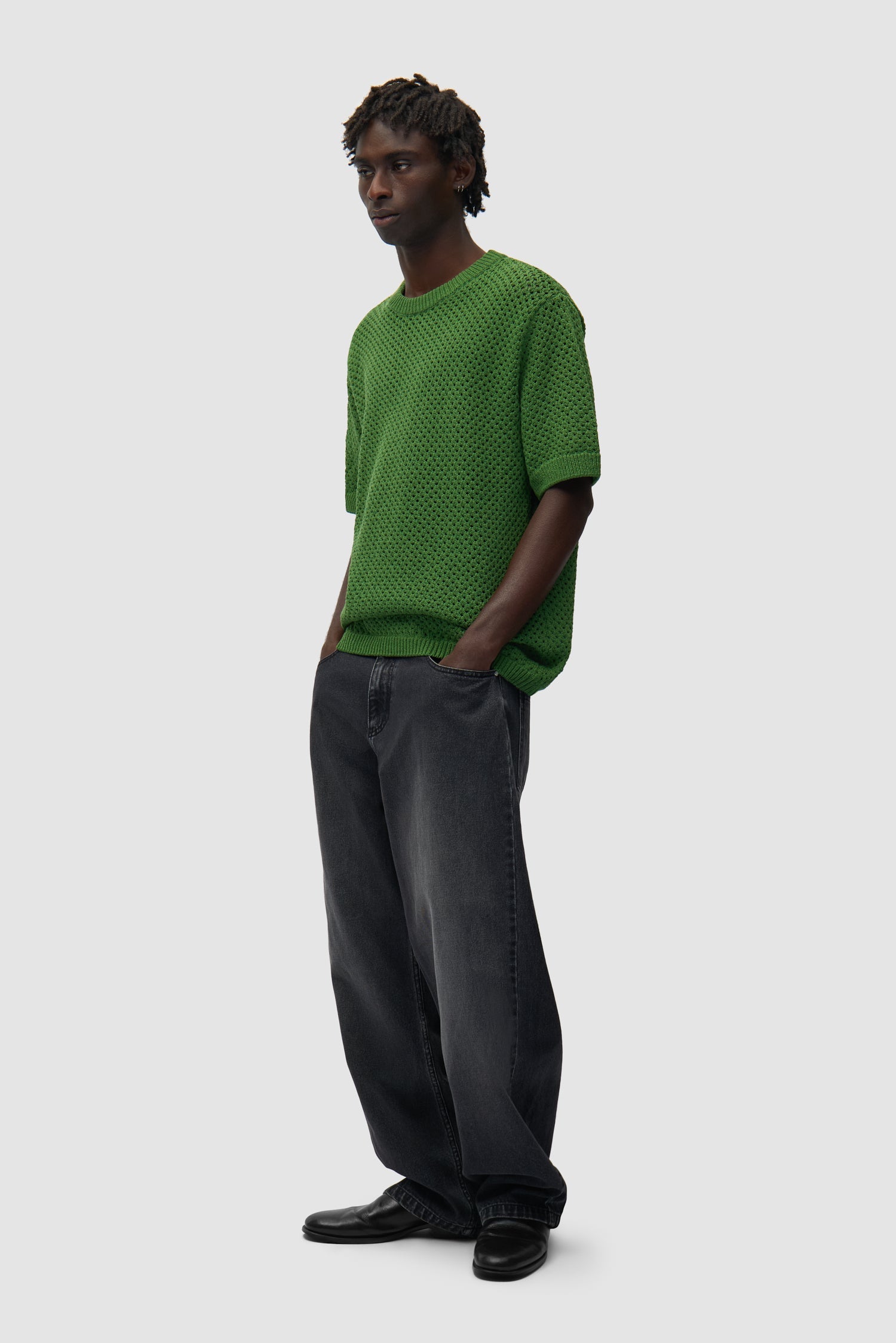 T-shirt au crochet - Vert