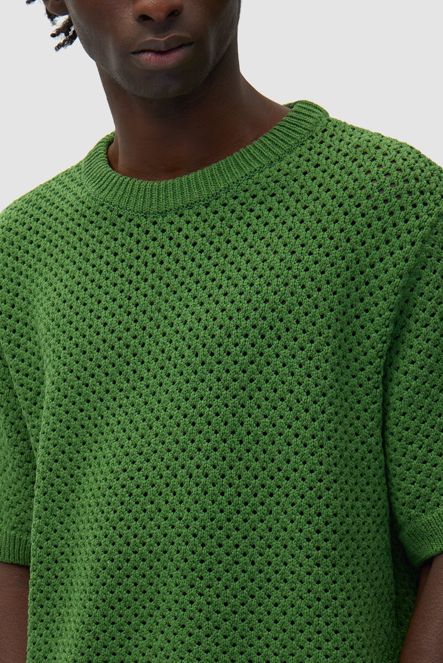 T-shirt au crochet - Vert