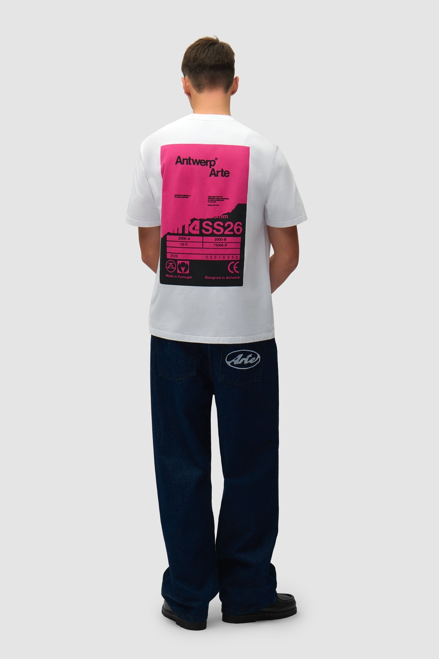 T-shirt Poster dos - Blanc