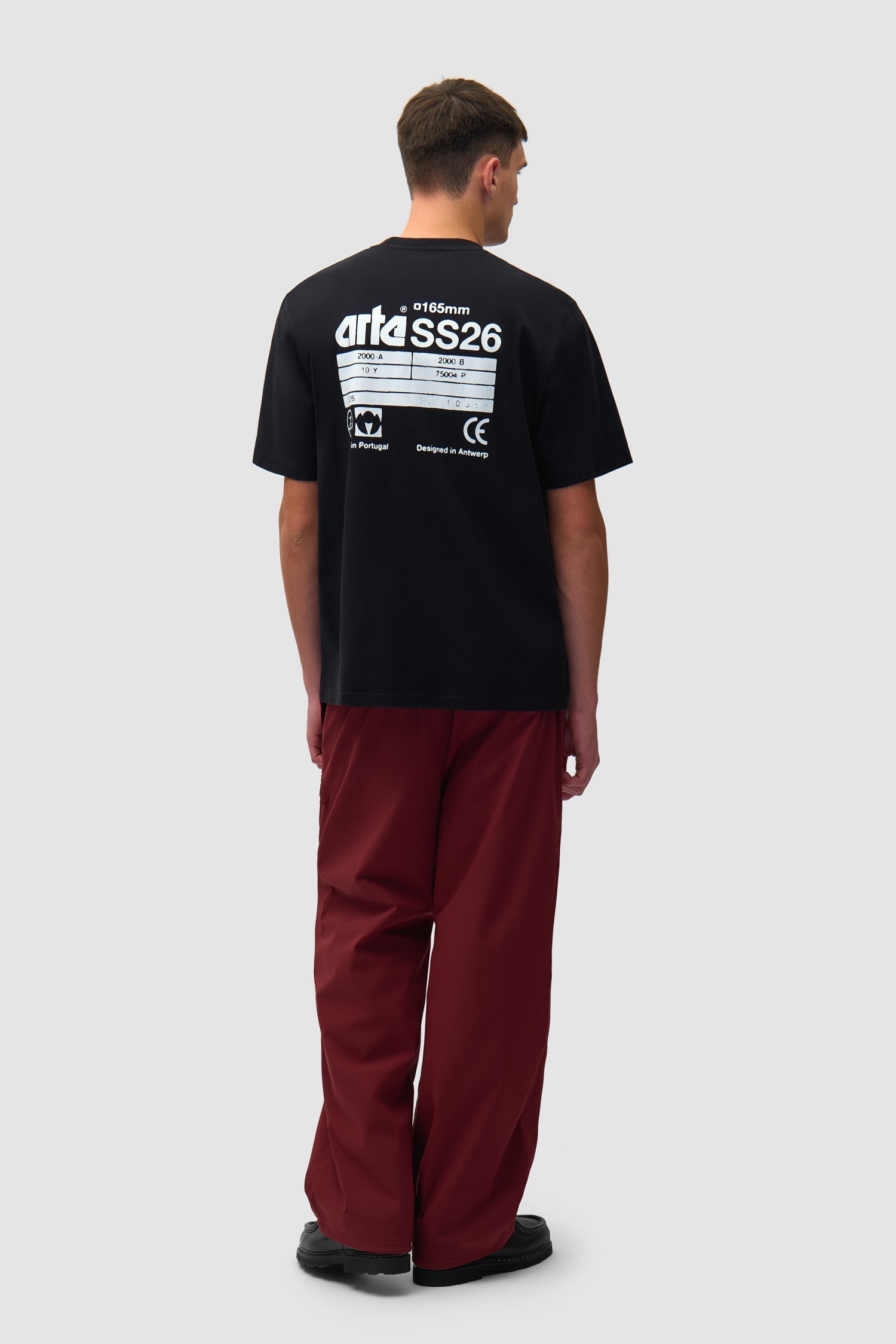 T-shirt SS26 Back - Noir