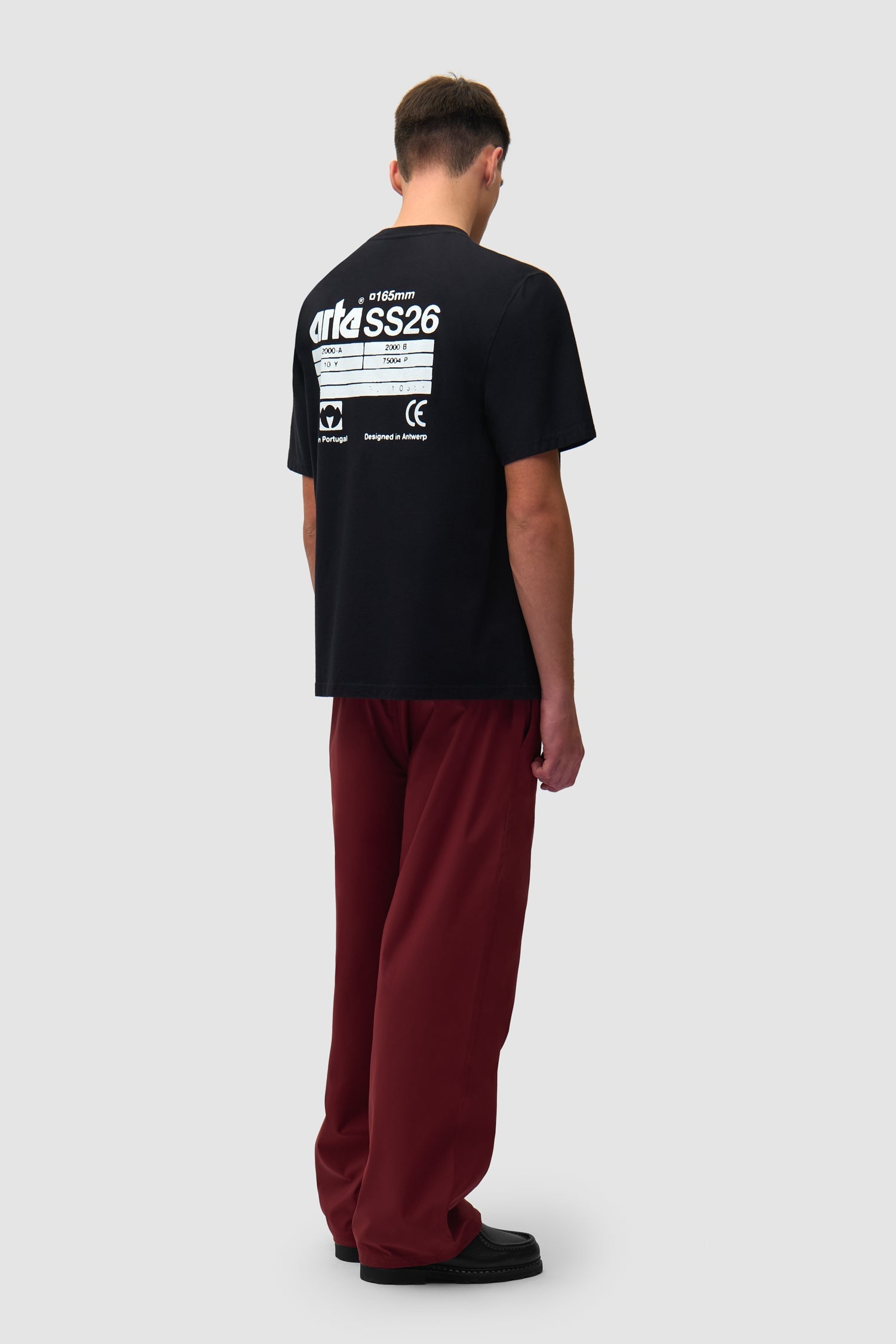 T-shirt SS26 Back - Noir