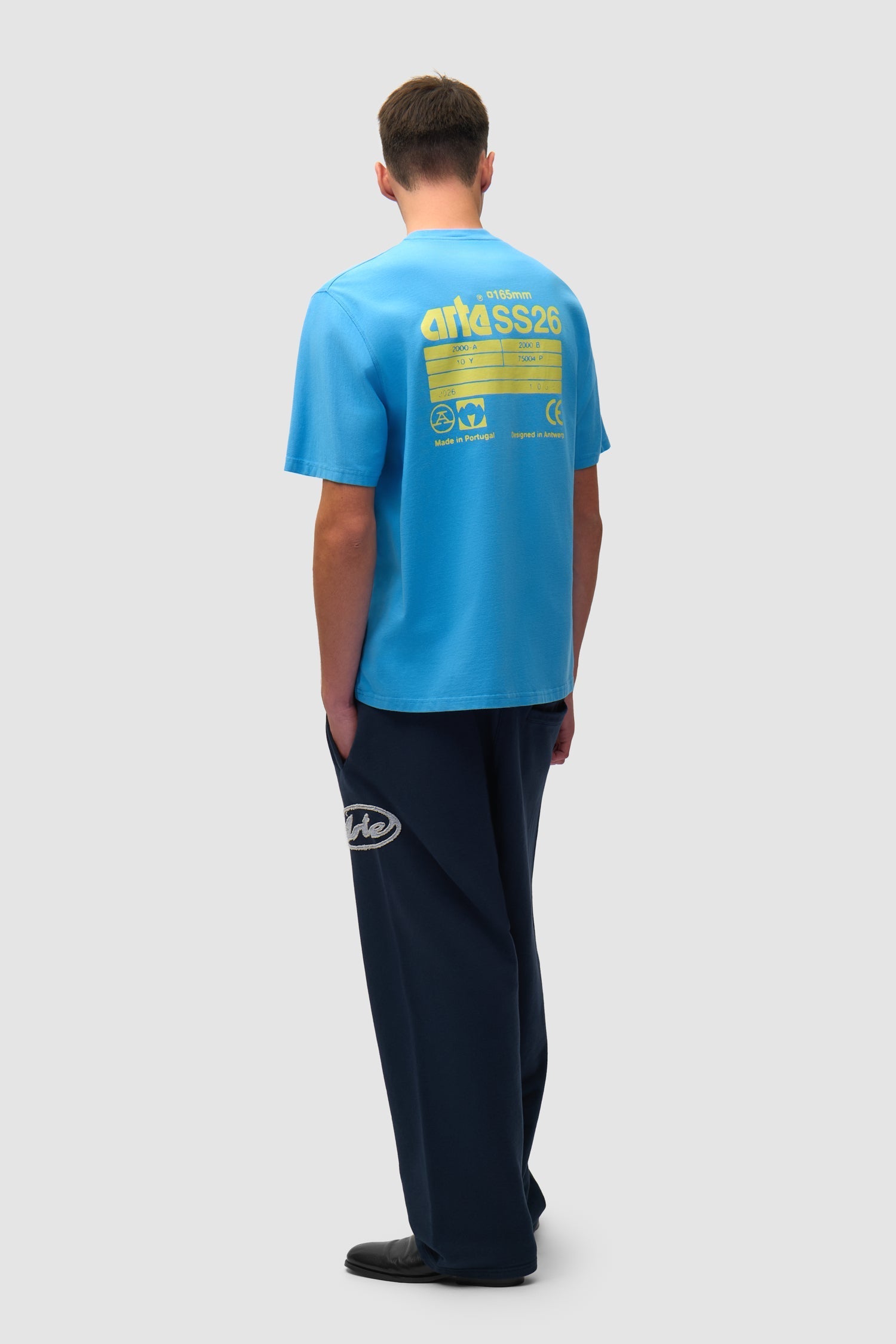 T-shirt SS26 Back - Bleu