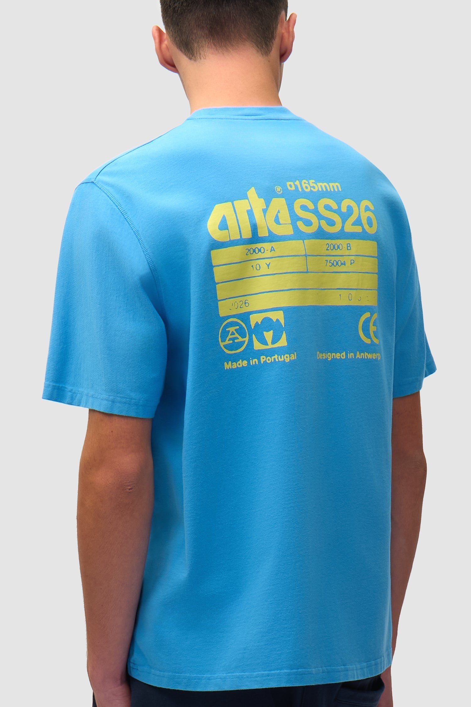 T-shirt SS26 Back - Bleu