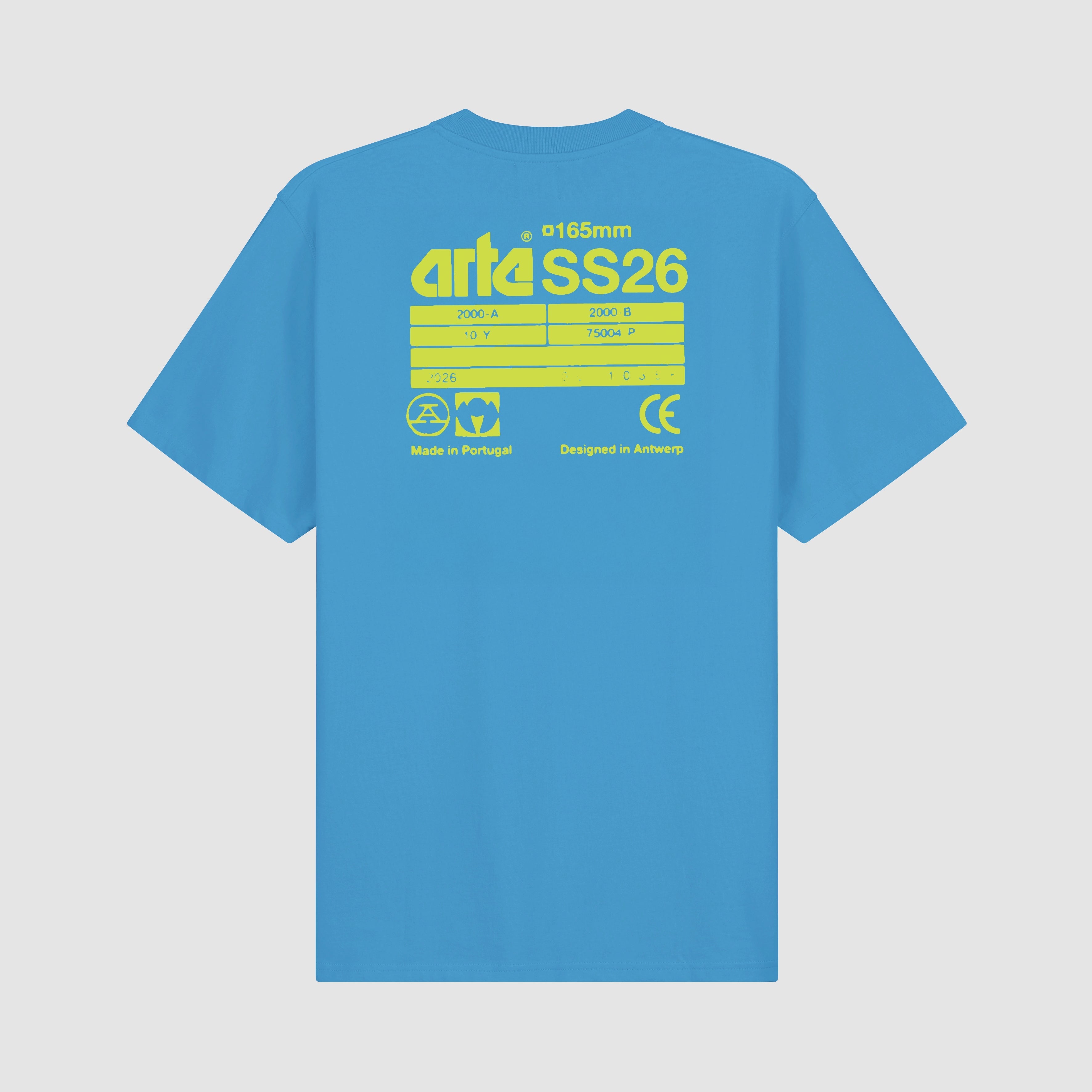 T-shirt SS26 Back - Bleu