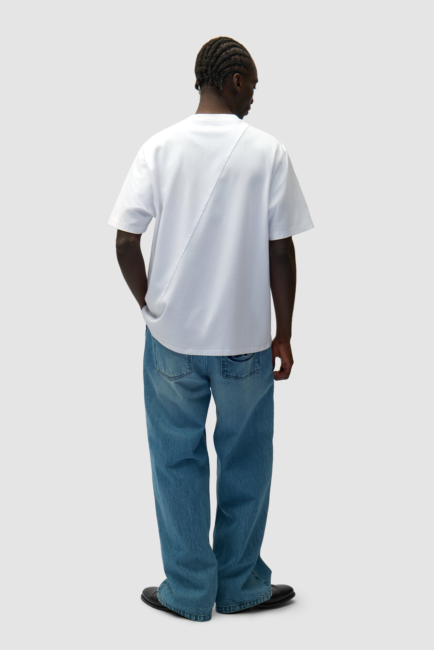 T-shirt avec logo cercle - Blanc