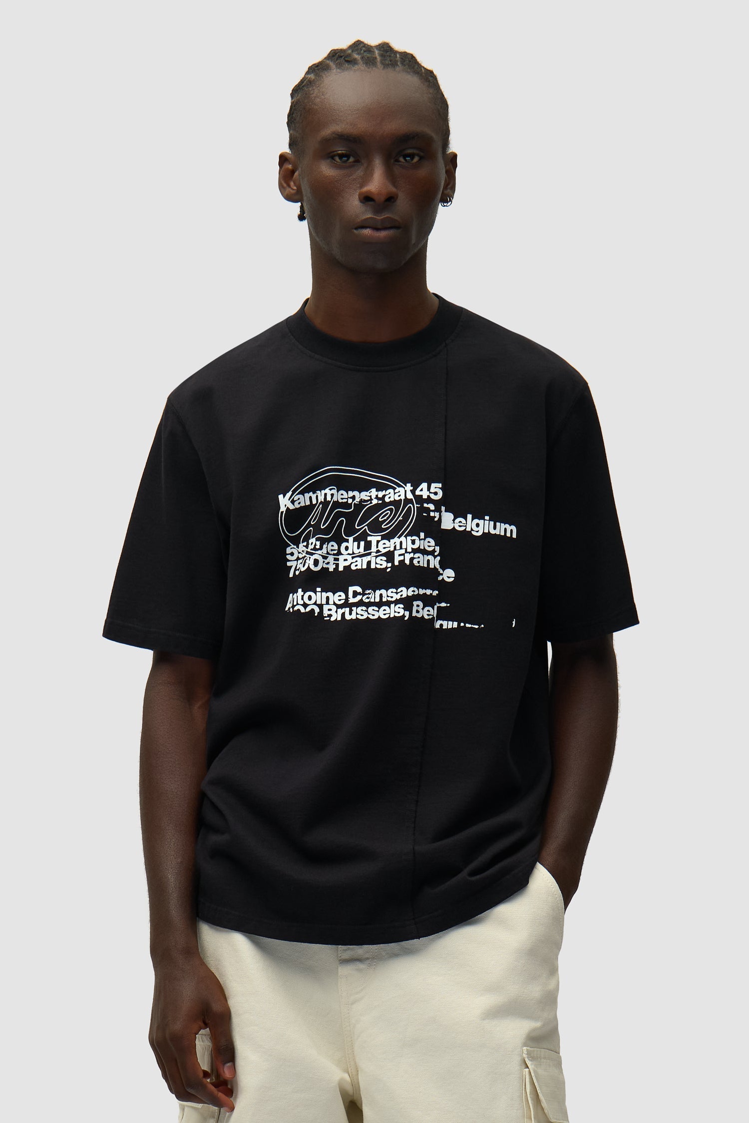 T-shirt Address - Noir