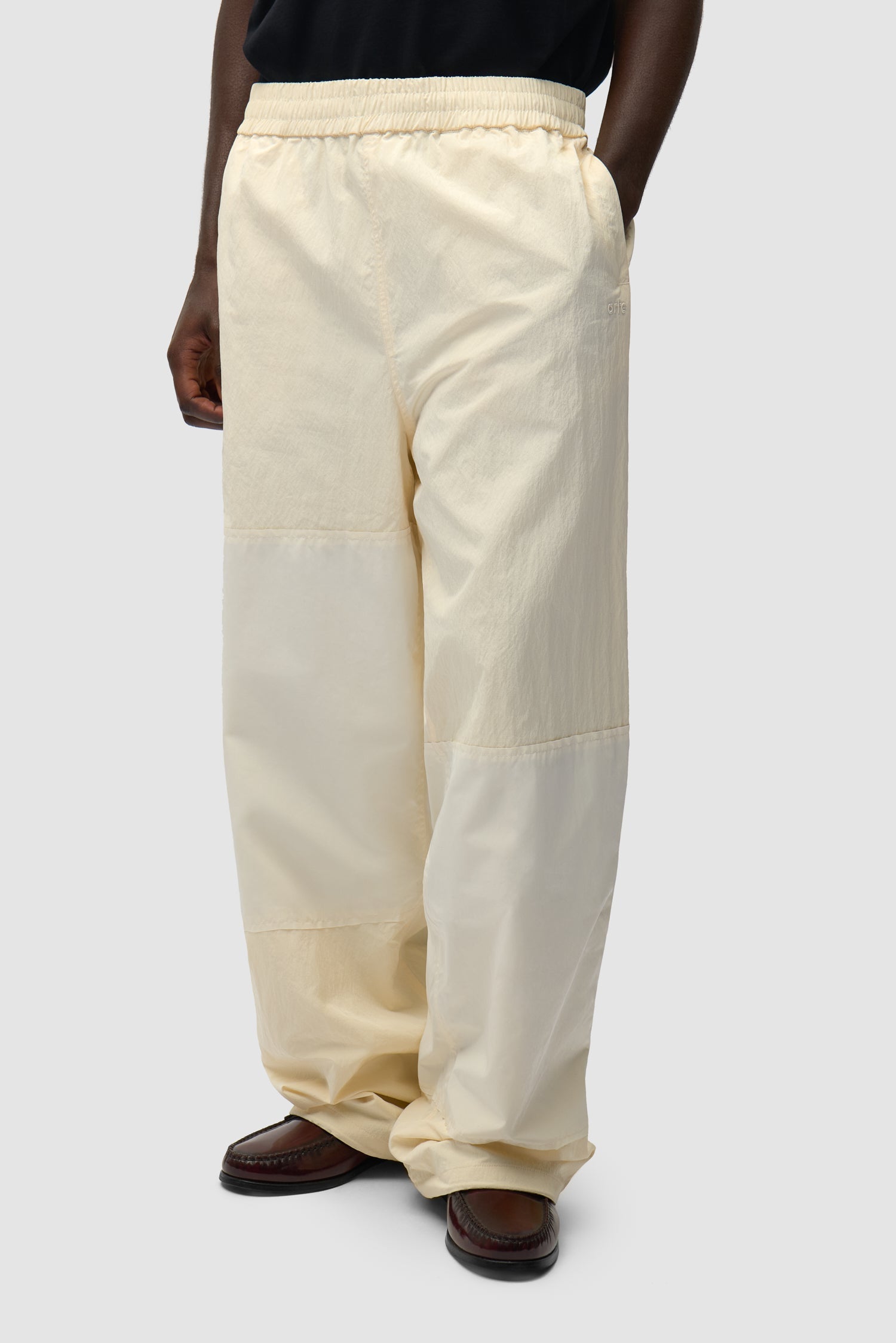 Pantalon de survêtement carré - Crème