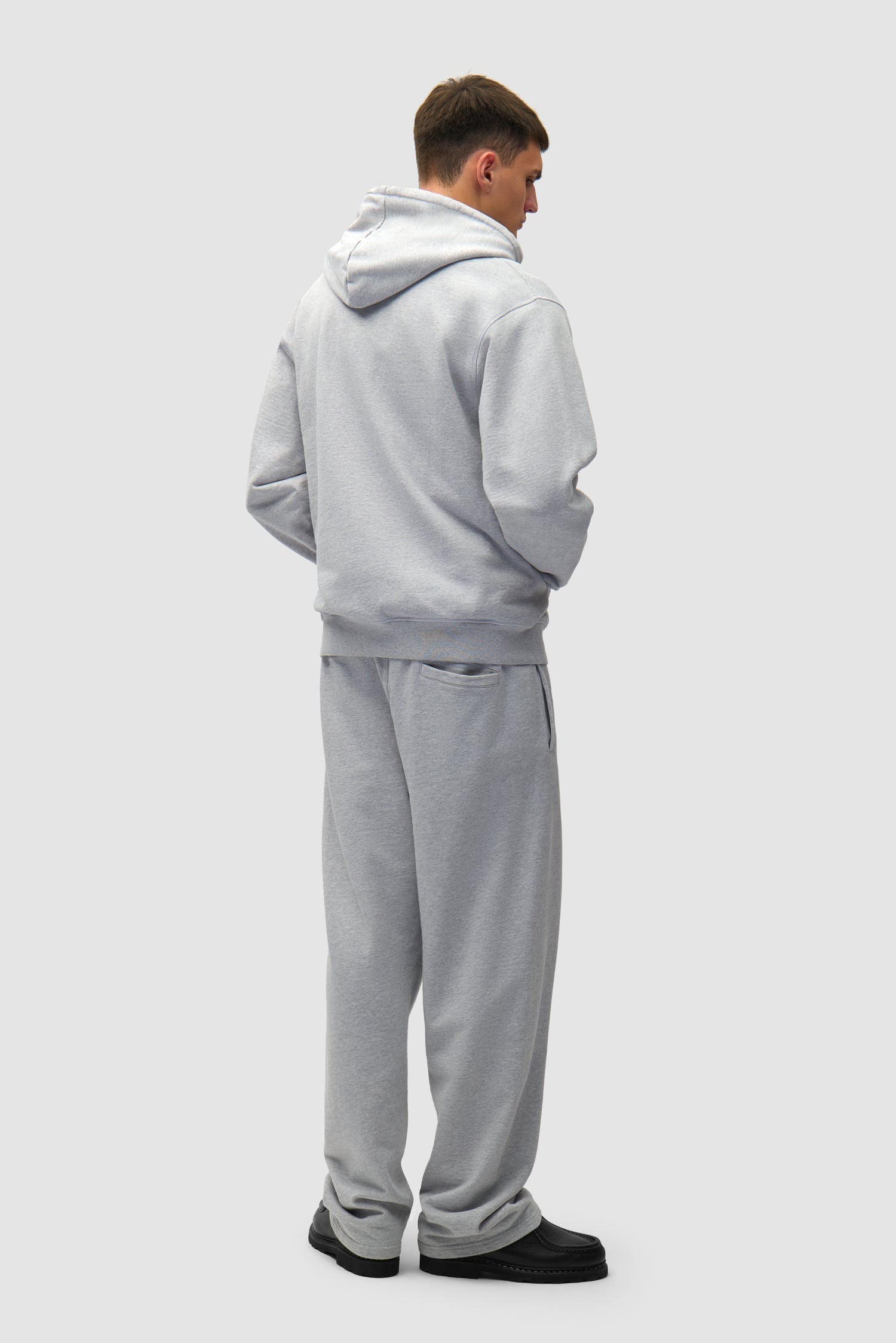 Sweat à capuche avec logo cœur - Gris
