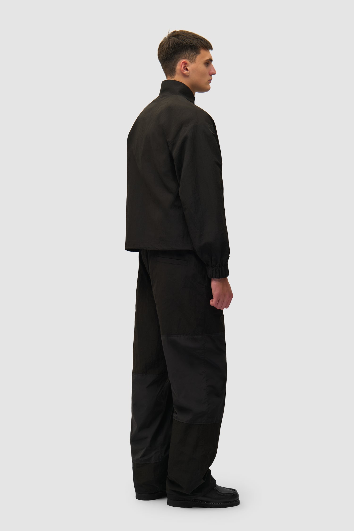 Veste de survêtement carrée - Noir