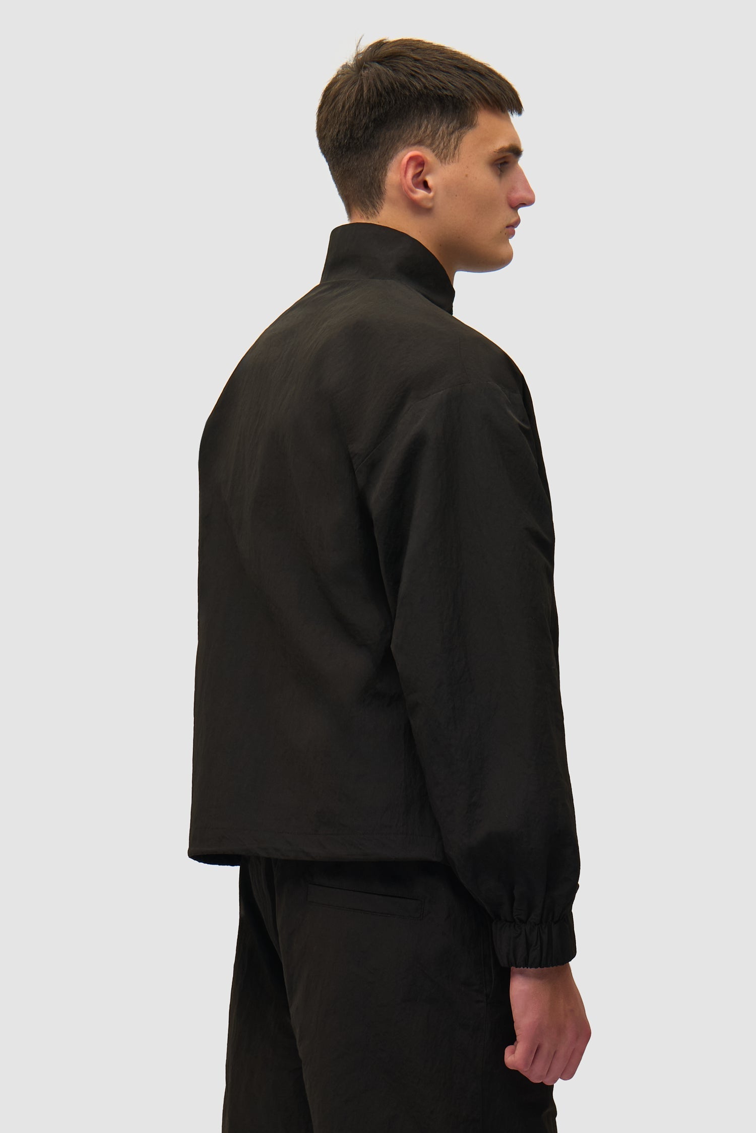 Veste de survêtement carrée - Noir