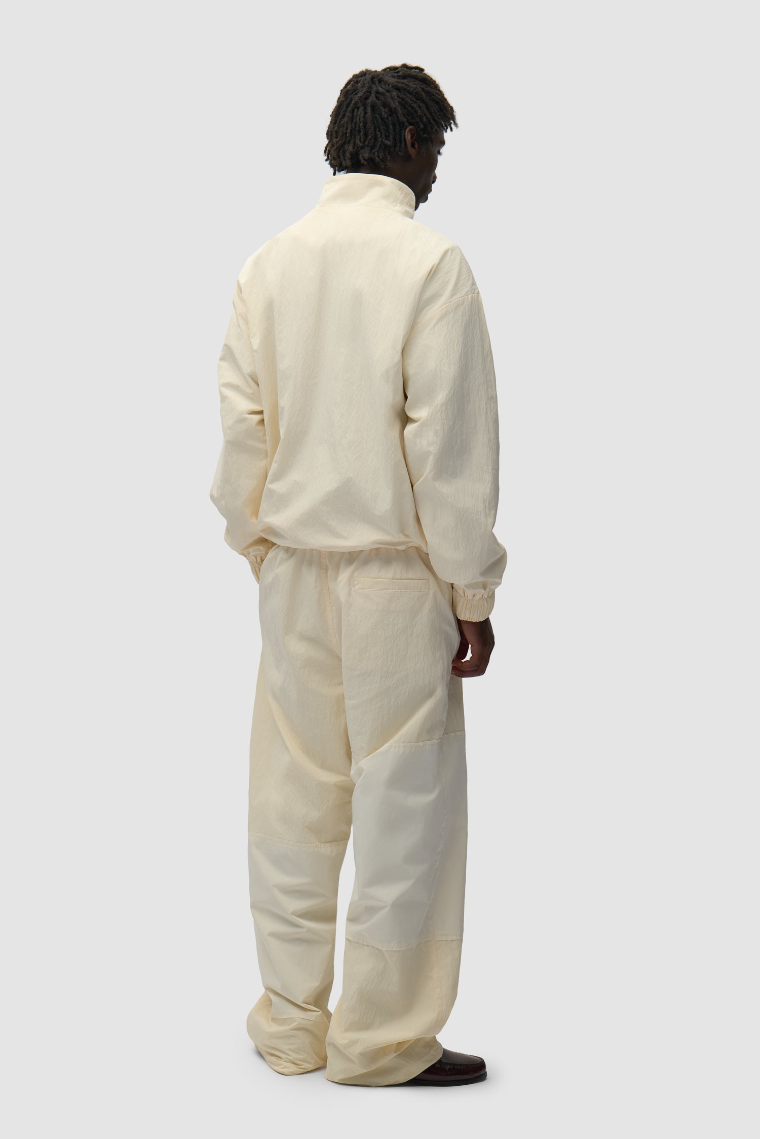Veste de survêtement carrée - Crème