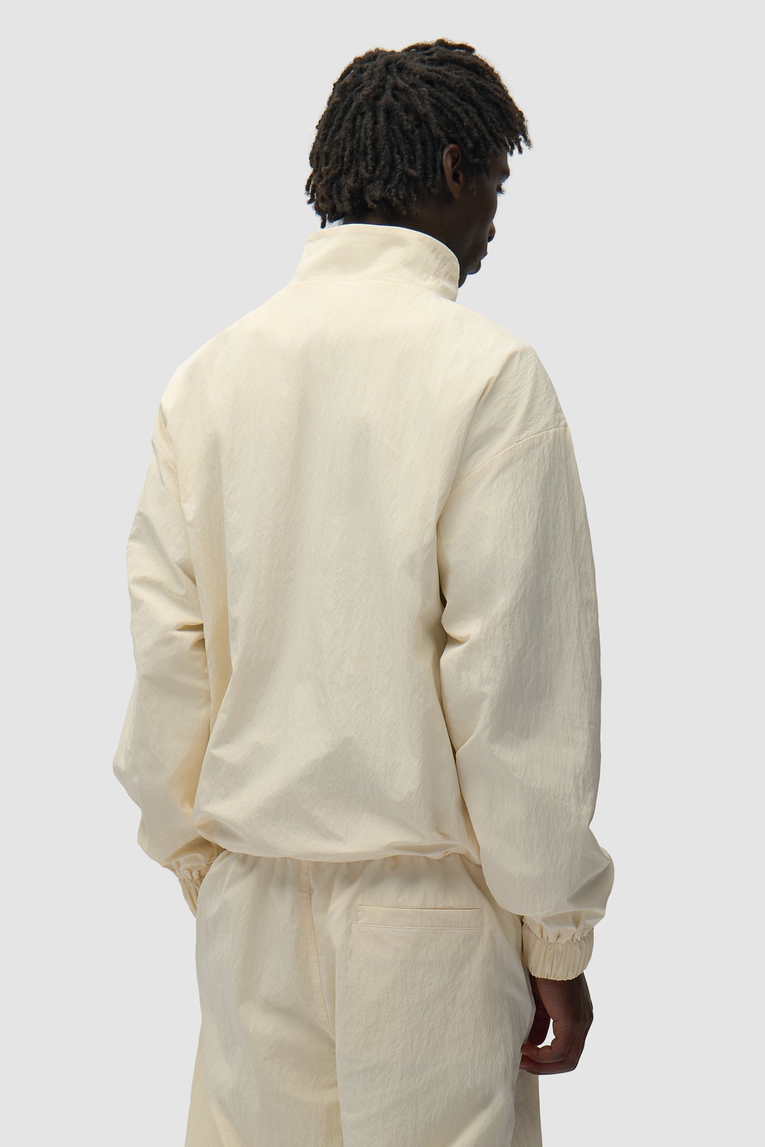 Veste de survêtement carrée - Crème