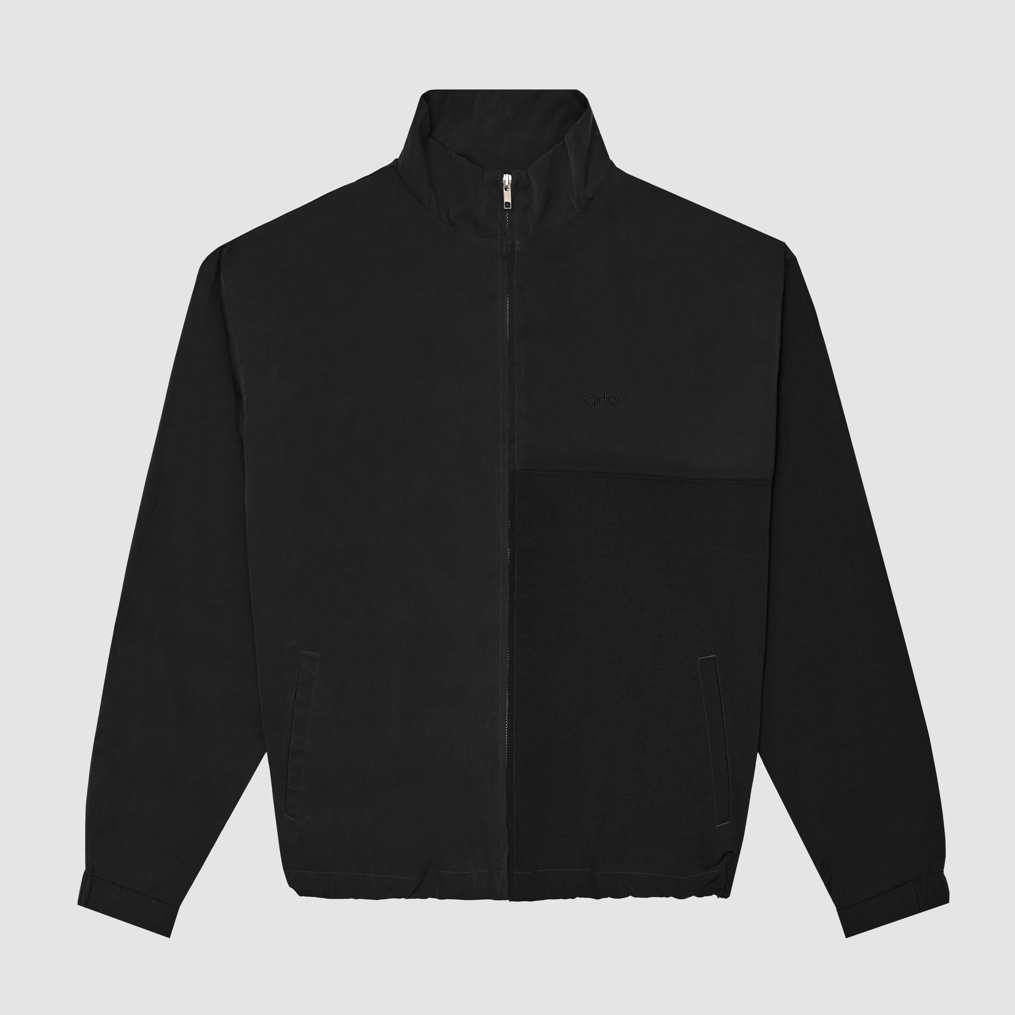 Veste de survêtement carrée - Noir